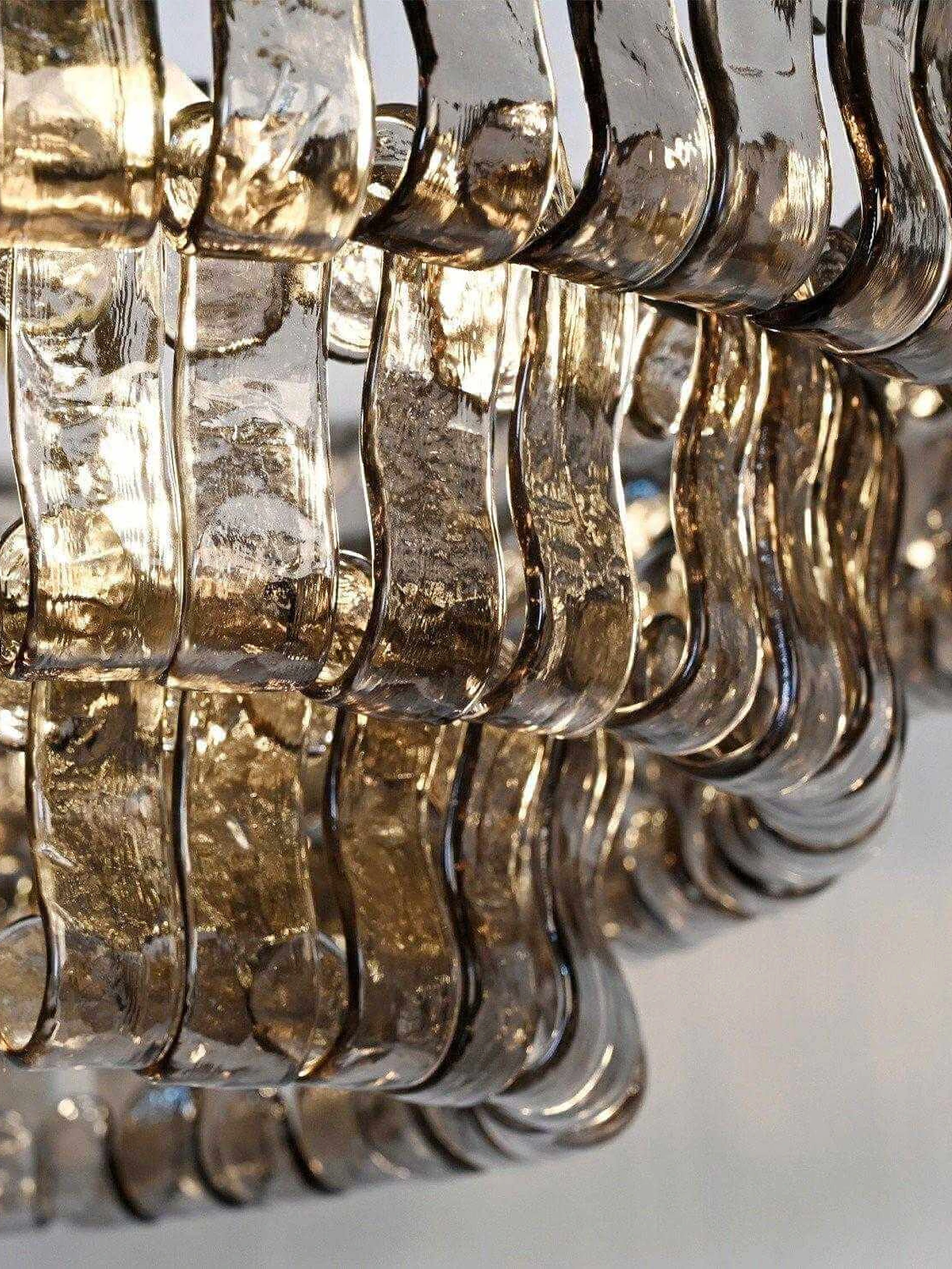 Ghiaccio Layered Glass Chandelier - Image 36