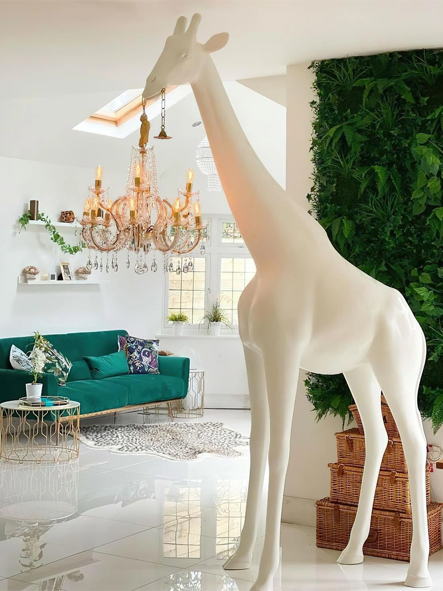 Giraffe Sculpture Floor Lamp - Image 15