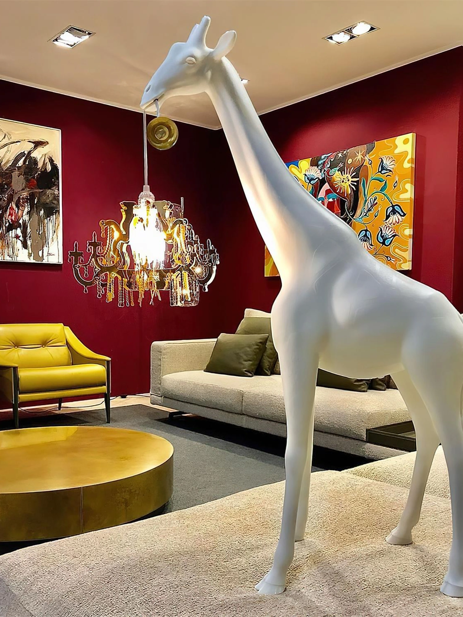 Giraffe Sculpture Floor Lamp - Image 17