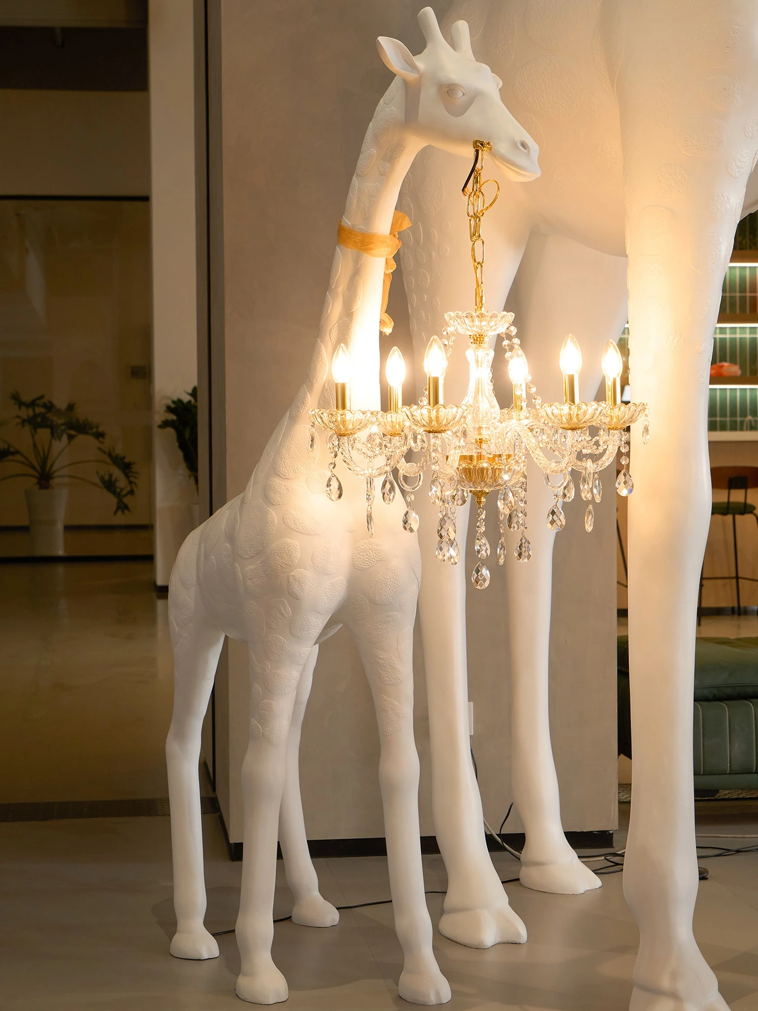 Giraffe Sculpture Floor Lamp - Image 20