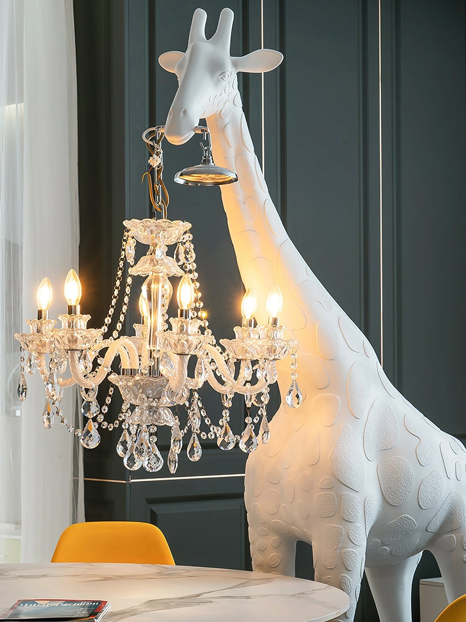 Giraffe Sculpture Floor Lamp - Image 2
