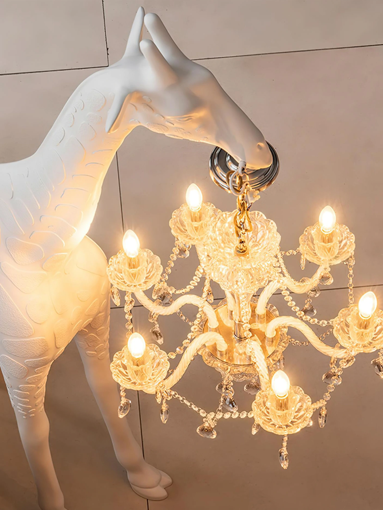 Giraffe Sculpture Floor Lamp - Image 25