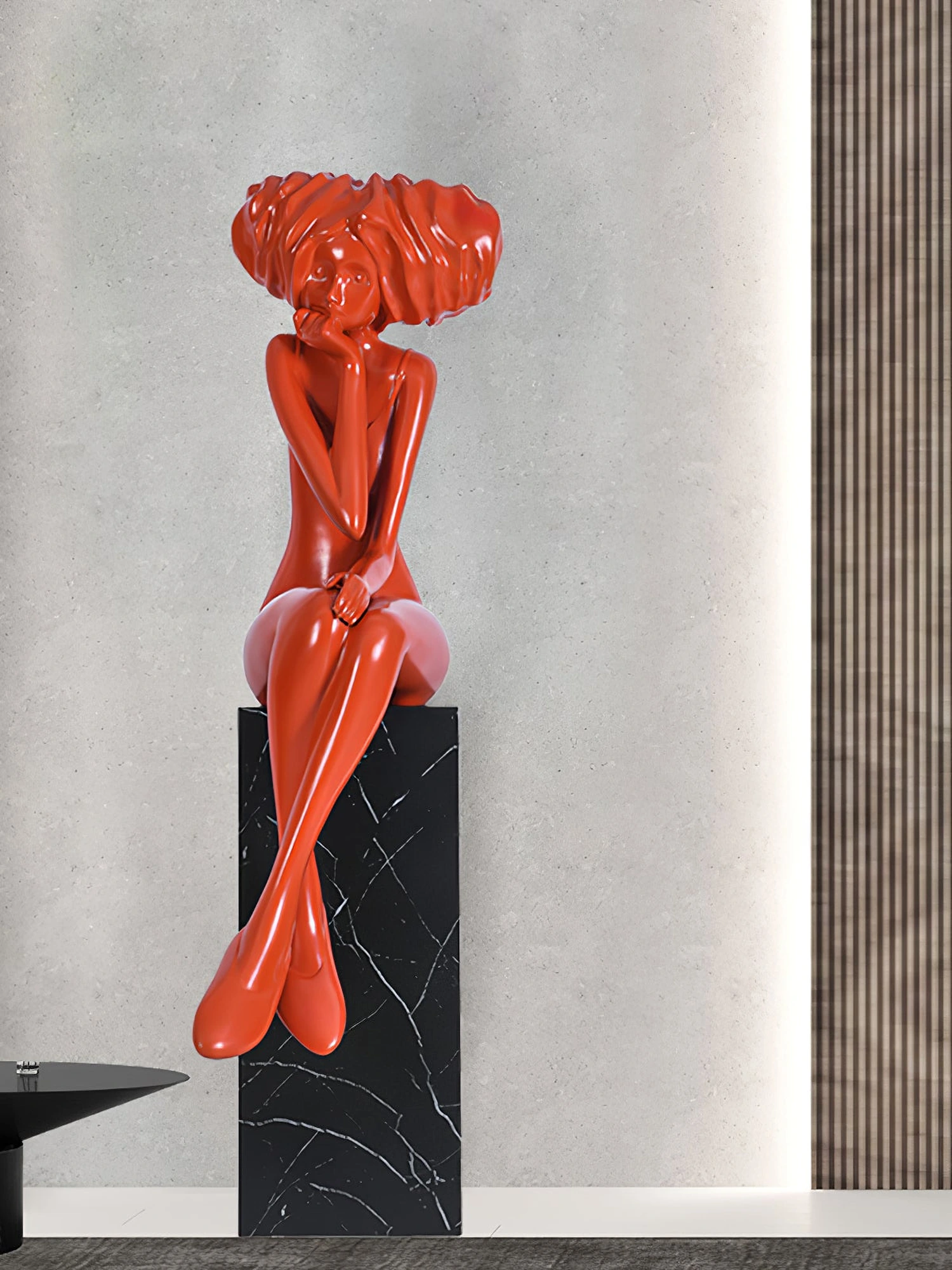 Girl Meditate Sculpture Ornaments - Image 21
