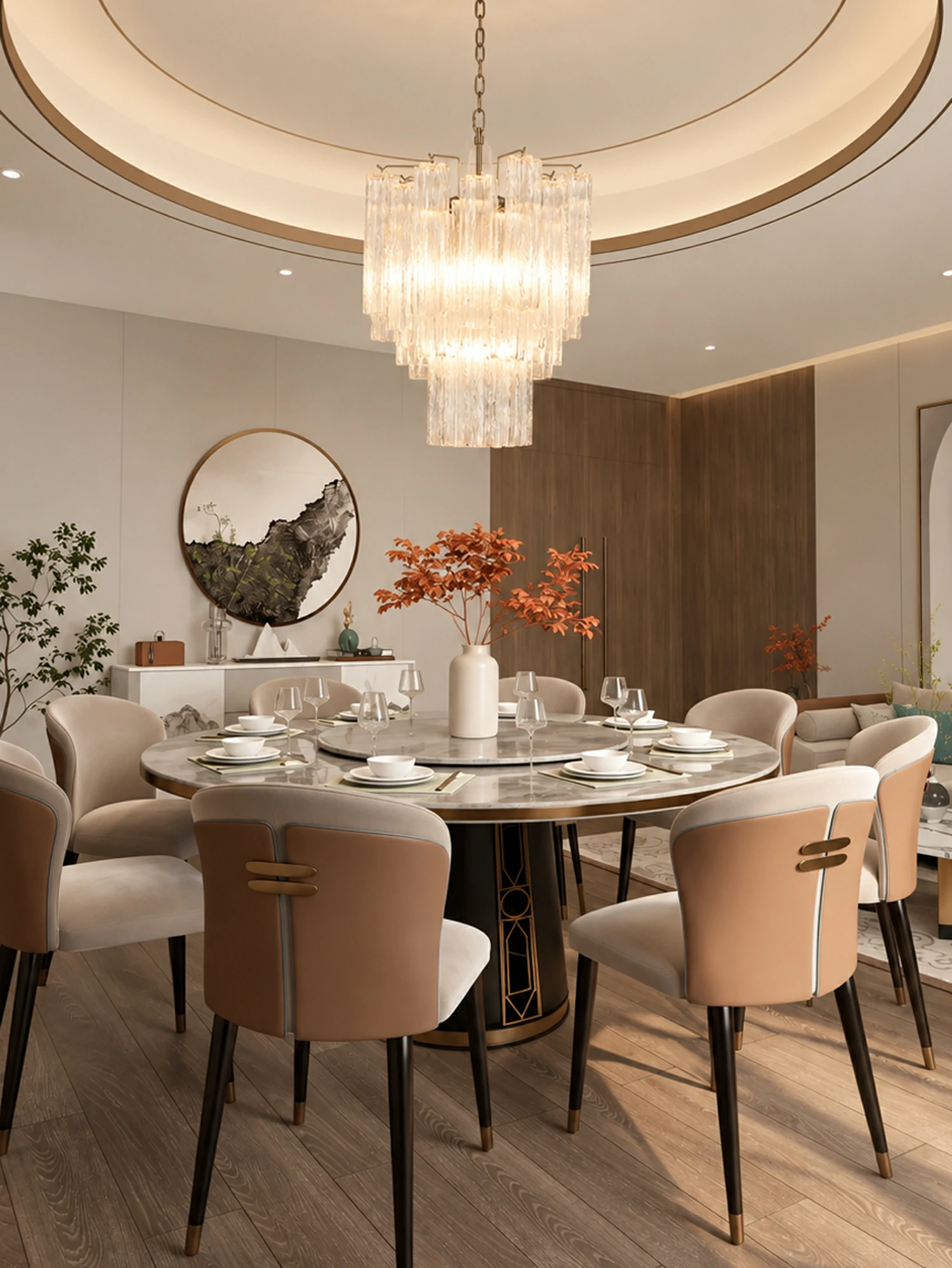 Giselle Glass Chandelier - Image 3