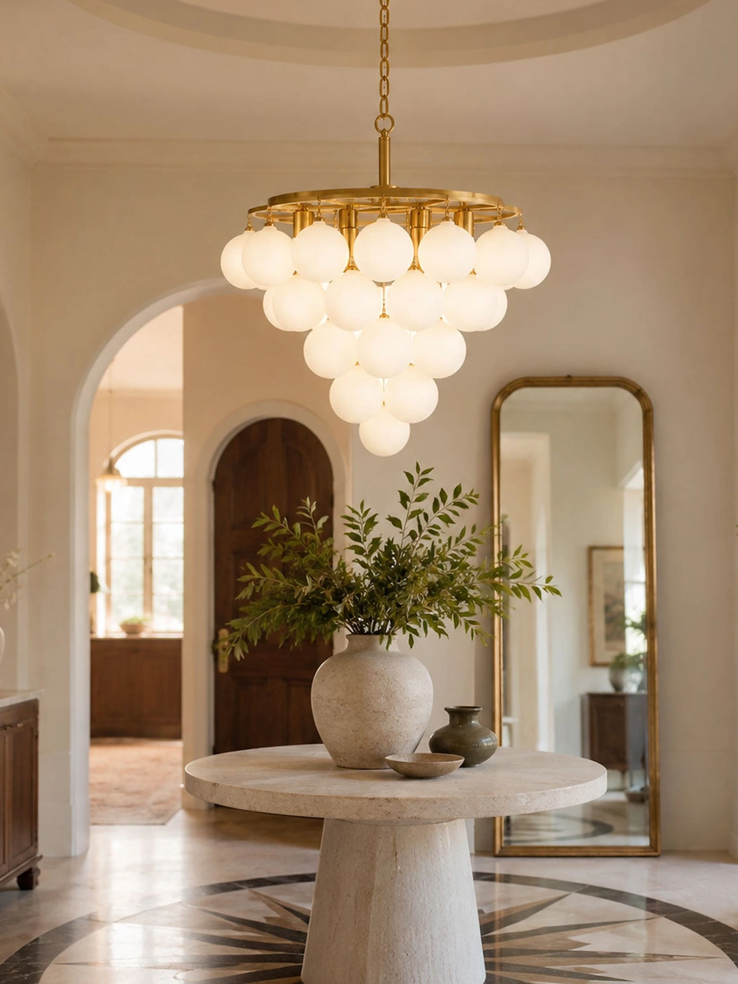 Glass Ball Bubble Chandelier - Image 9