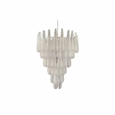 Glass Pinecone Chandelier