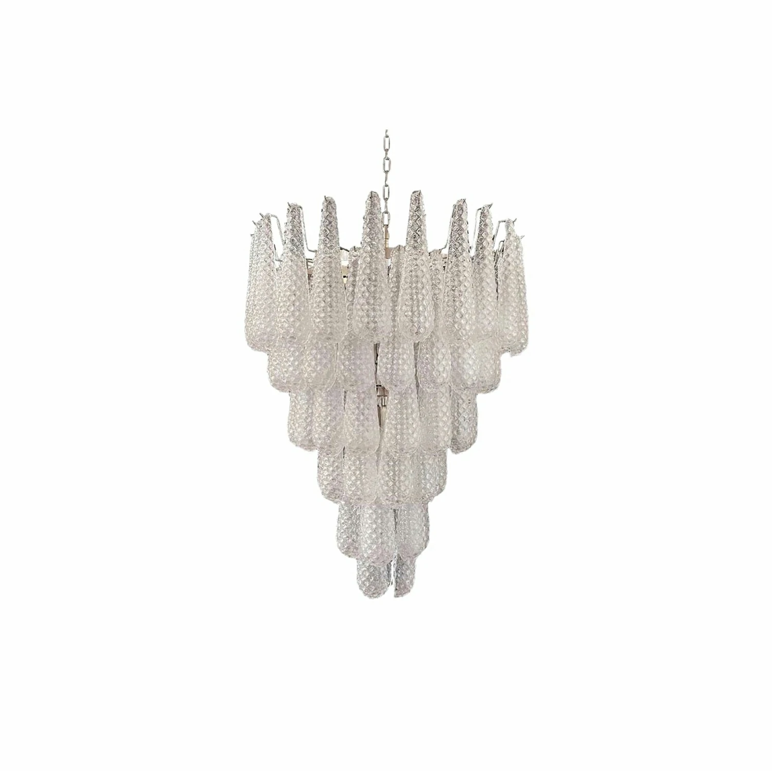 Glass Pinecone Chandelier