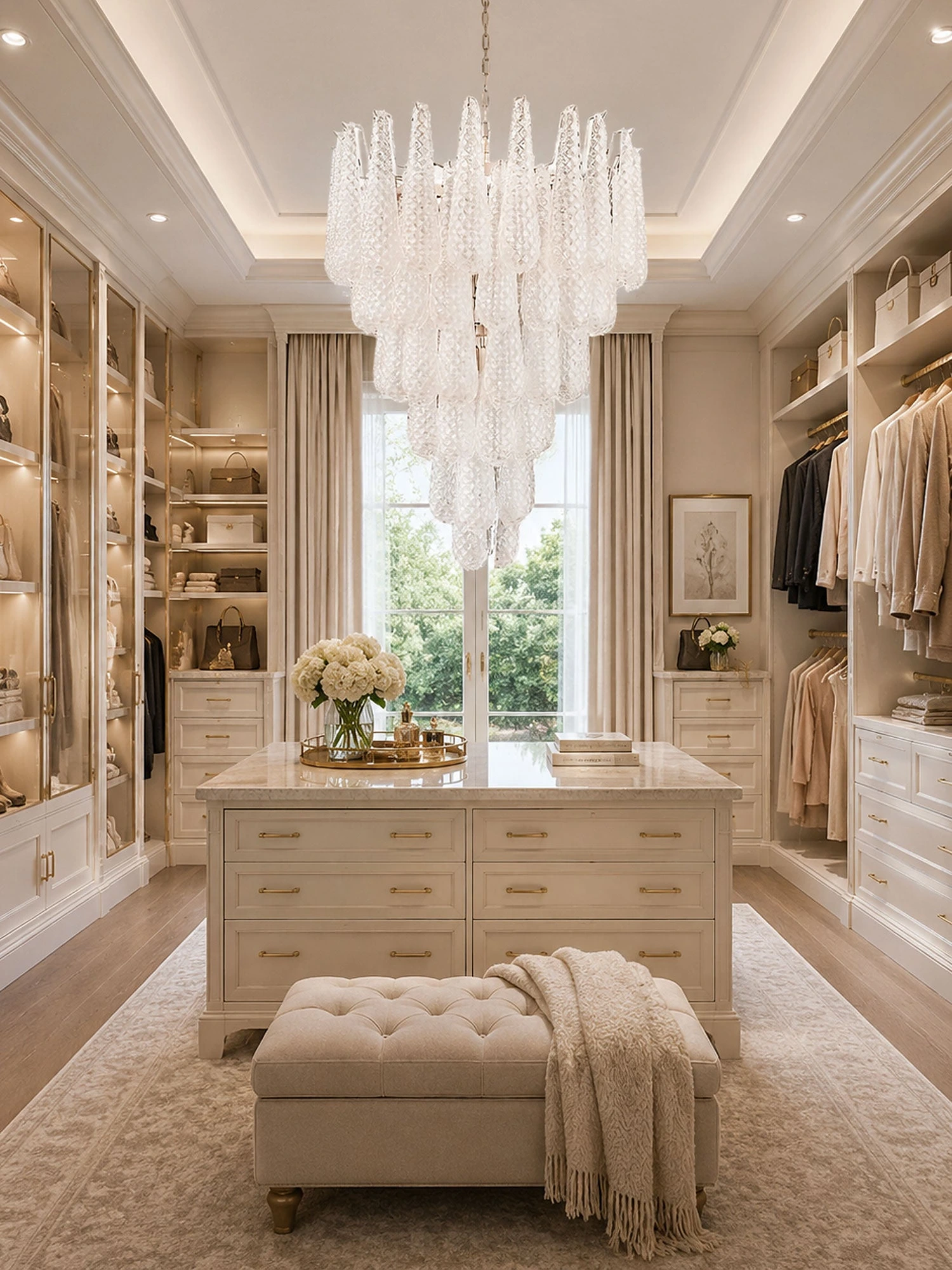 Glass Pinecone Chandelier - Image 4