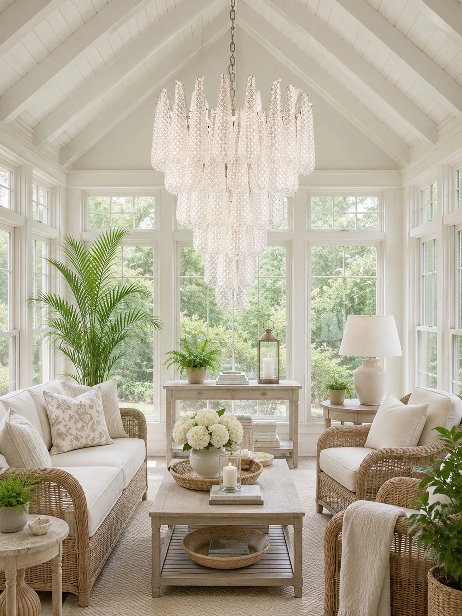 Glass Pinecone Chandelier - Image 7