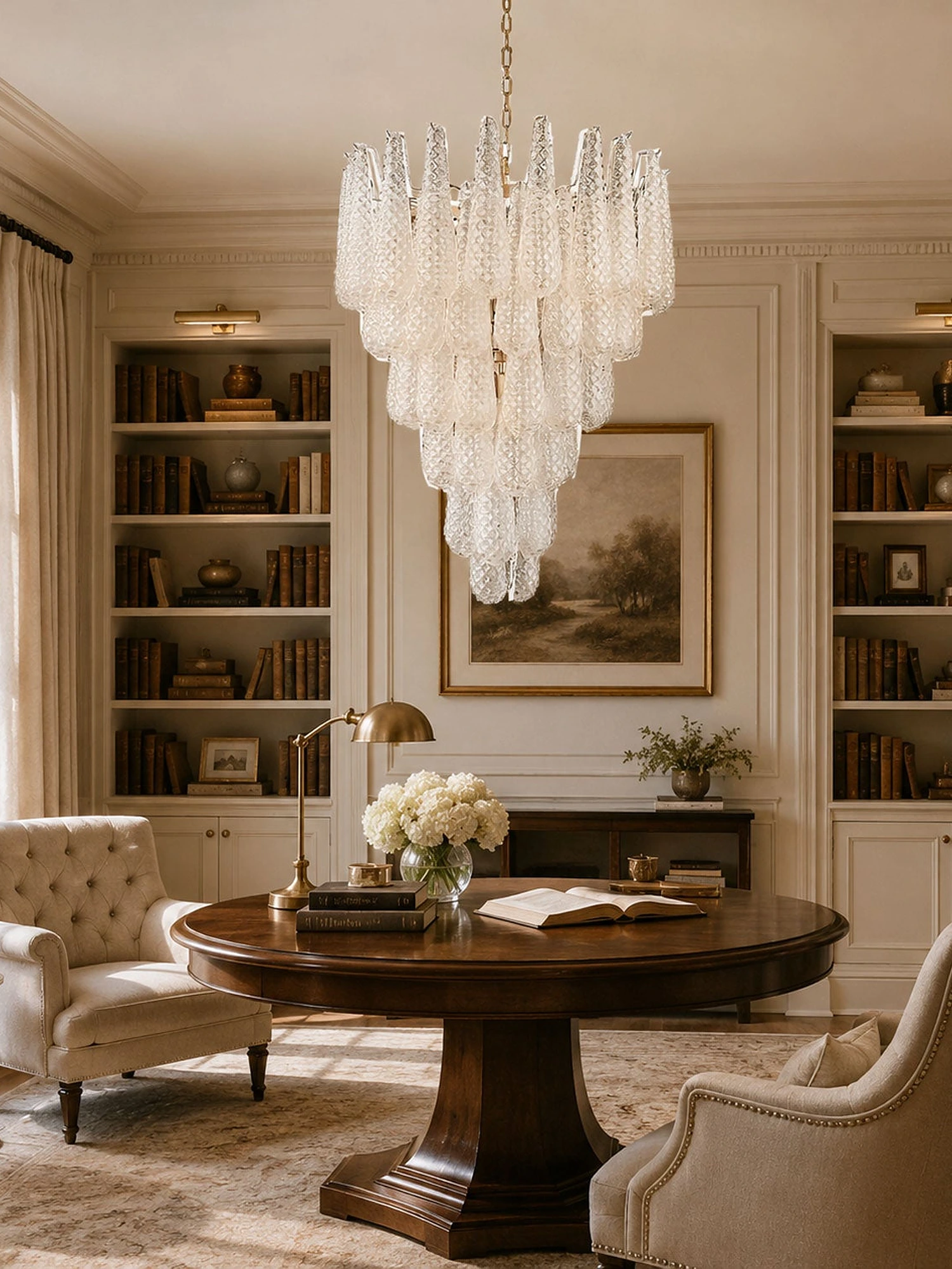 Glass Pinecone Chandelier - Image 10