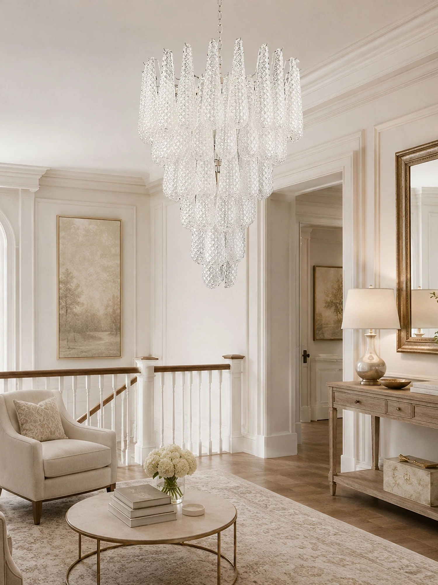 Glass Pinecone Chandelier - Image 14