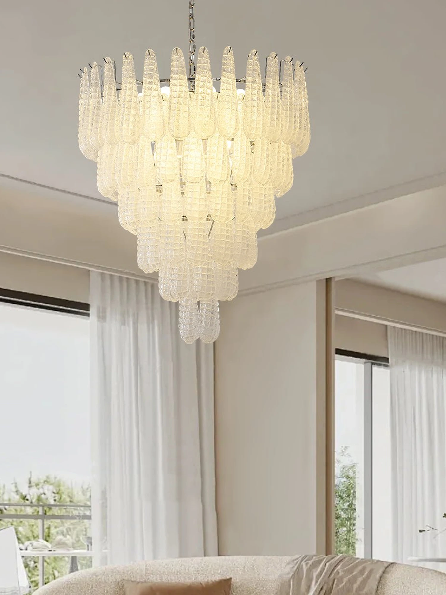 Glass Pinecone Chandelier - Image 17
