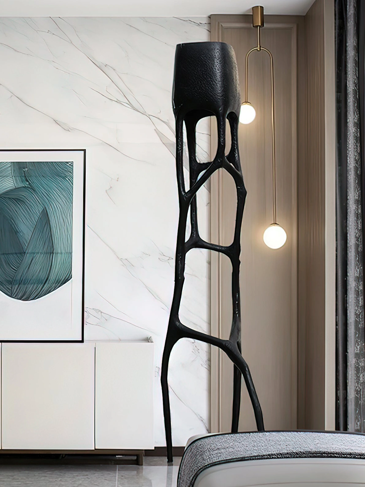 Gothic Sculpture Floor Lamp - Image 8