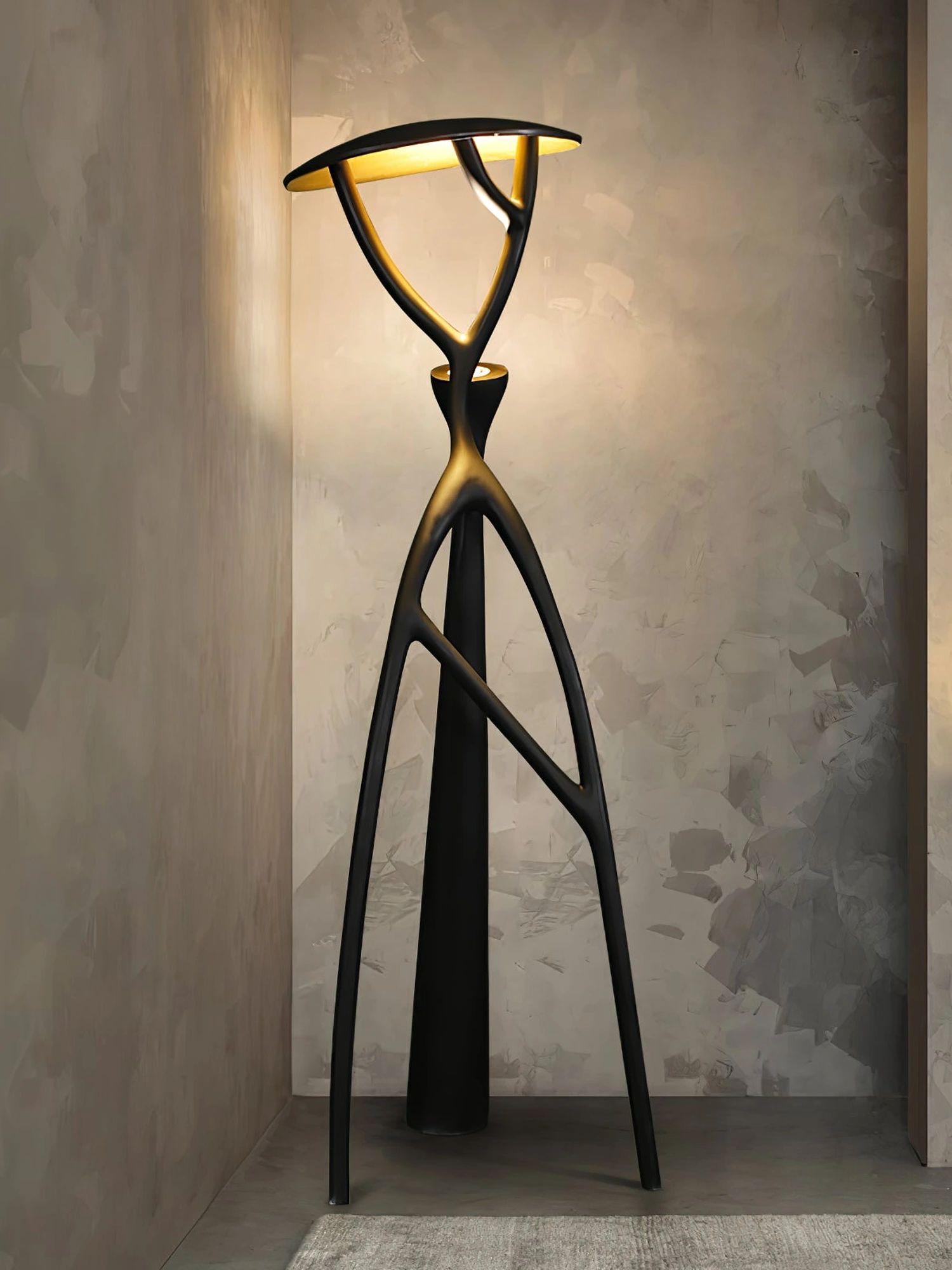 Gothic Tree Sculpture Floor Lamp - Image 9