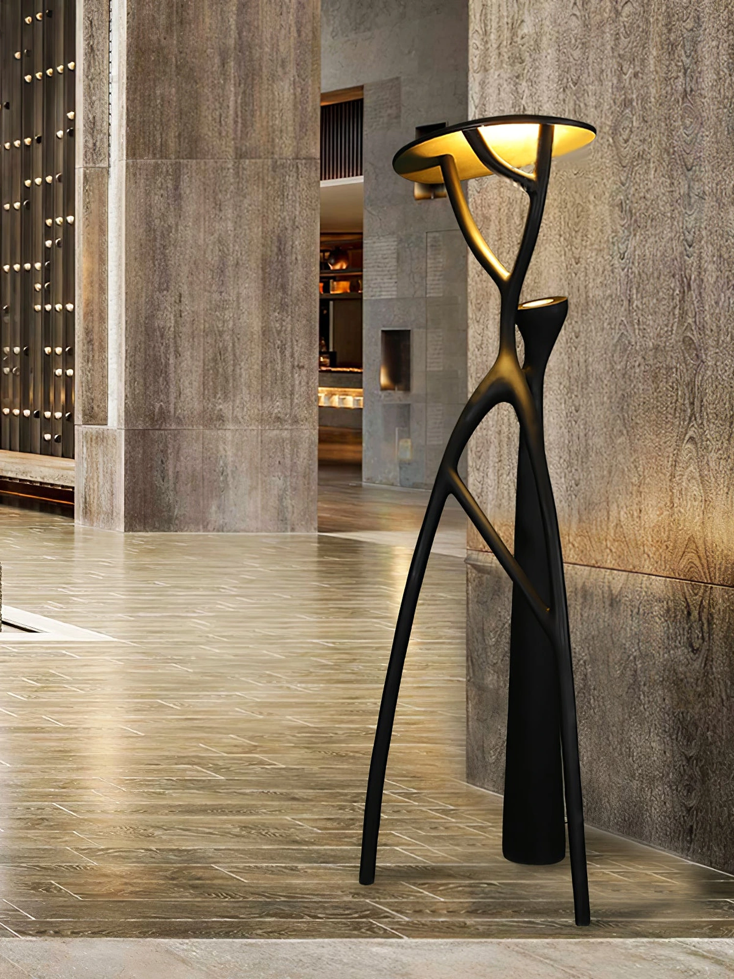 Gothic Tree Sculpture Floor Lamp - Image 10