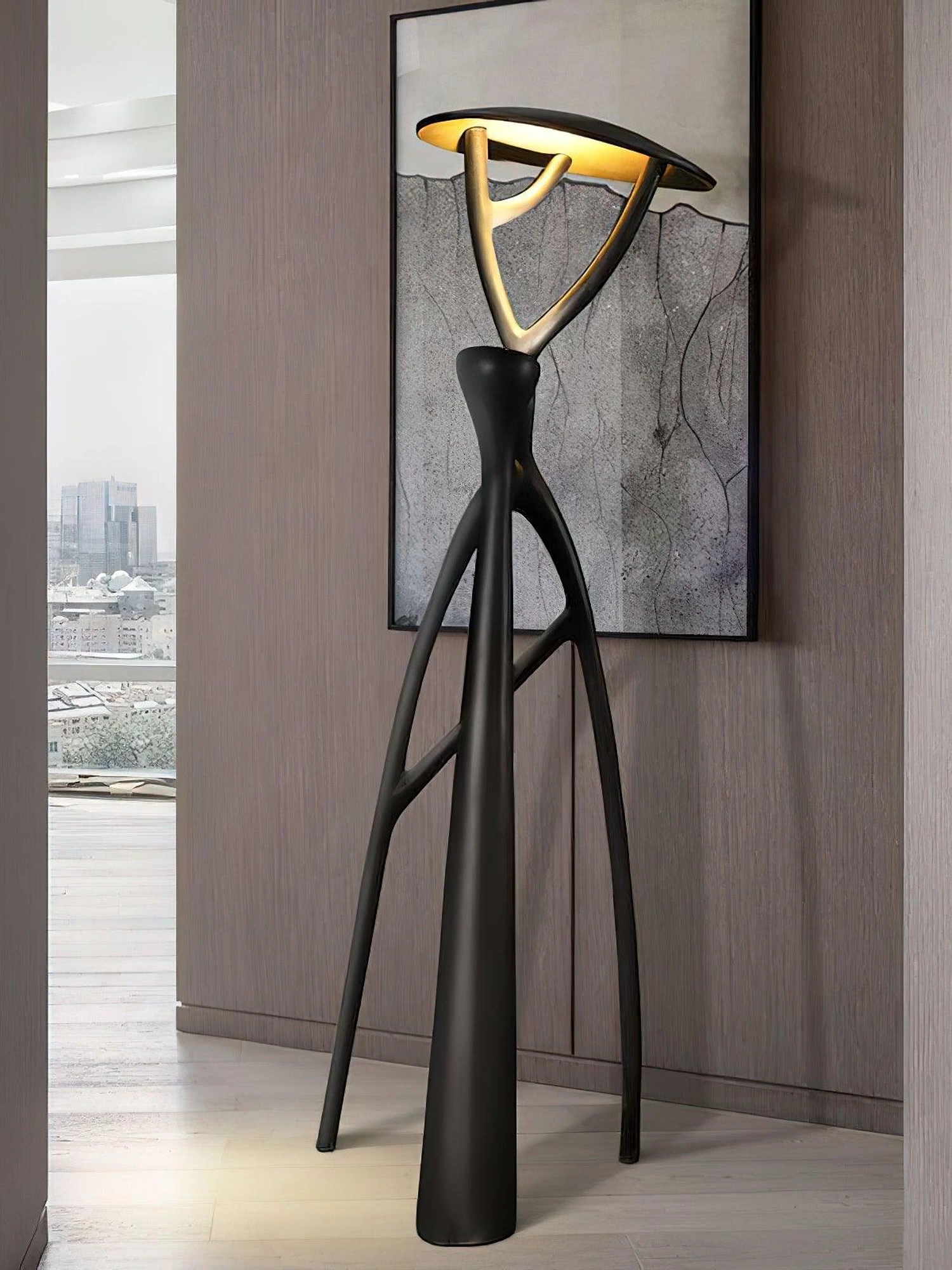 Gothic Tree Sculpture Floor Lamp - Image 11
