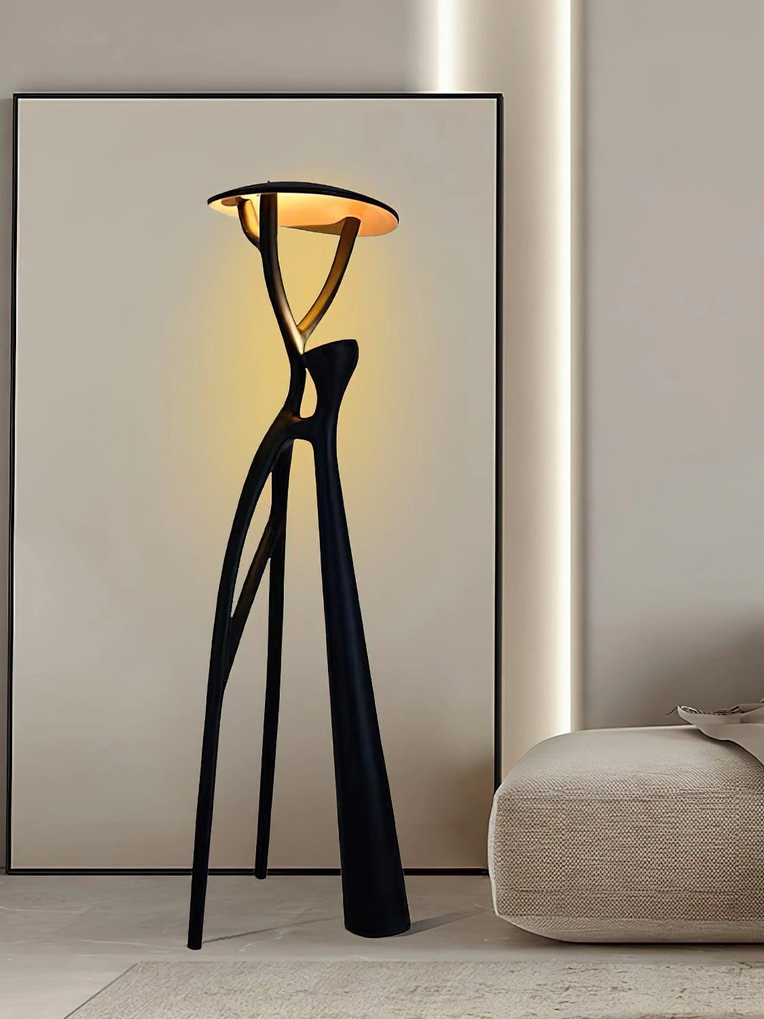 Gothic Tree Sculpture Floor Lamp - Image 13