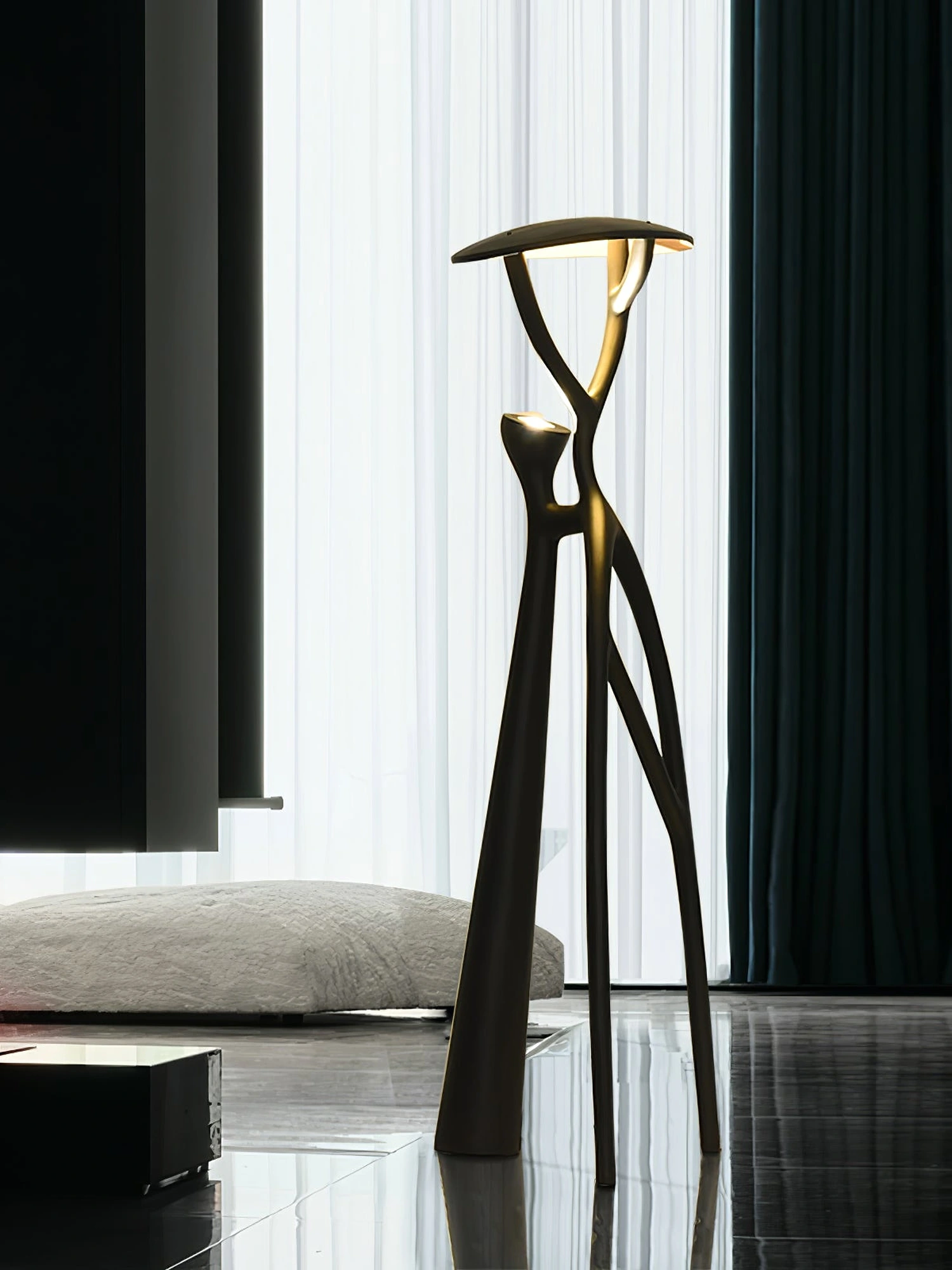 Gothic Tree Sculpture Floor Lamp - Image 16
