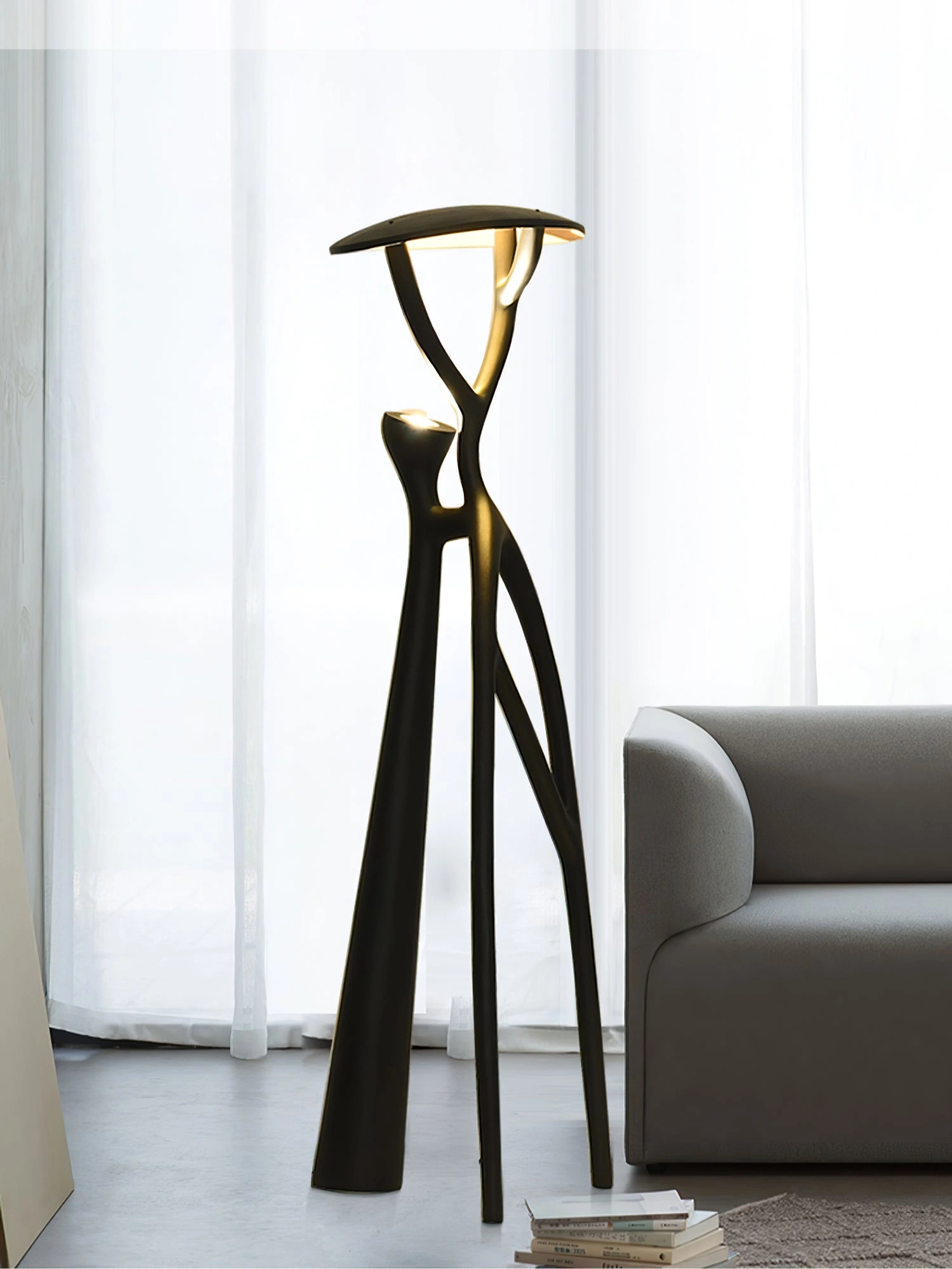 Gothic Tree Sculpture Floor Lamp - Image 17