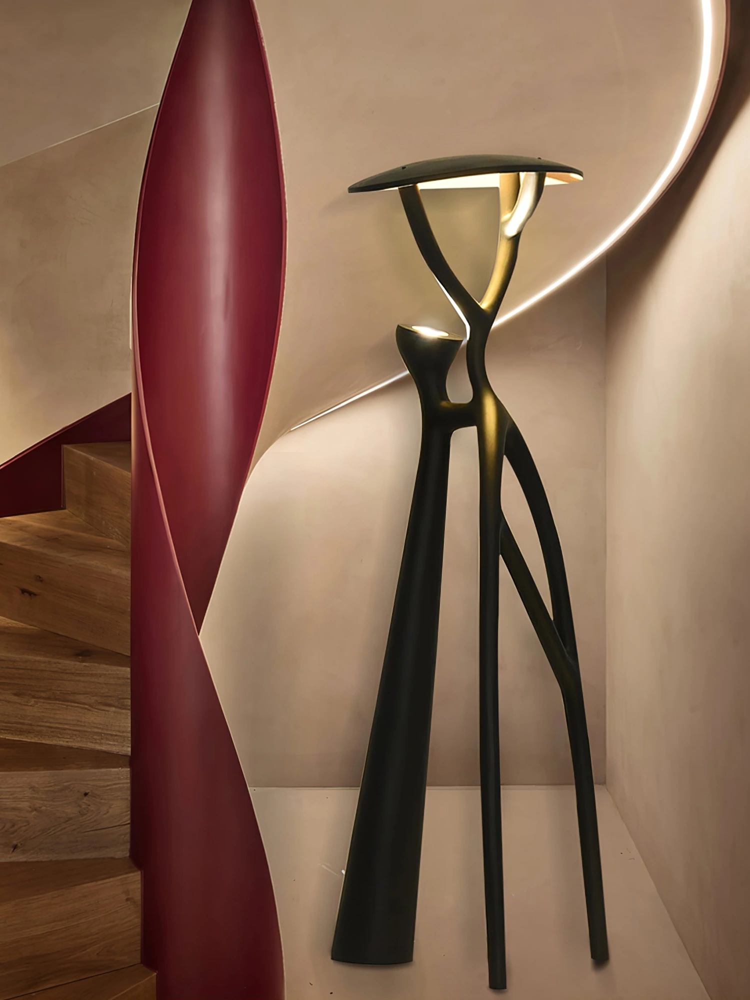 Gothic Tree Sculpture Floor Lamp - Image 19
