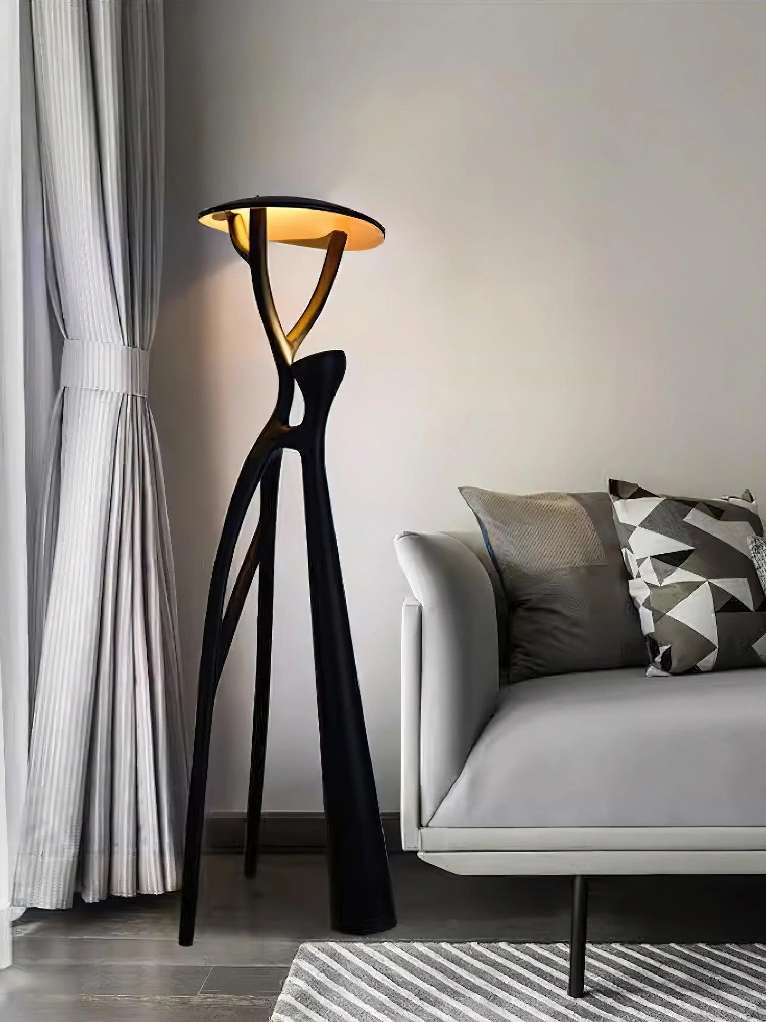 Gothic Tree Sculpture Floor Lamp - Image 24