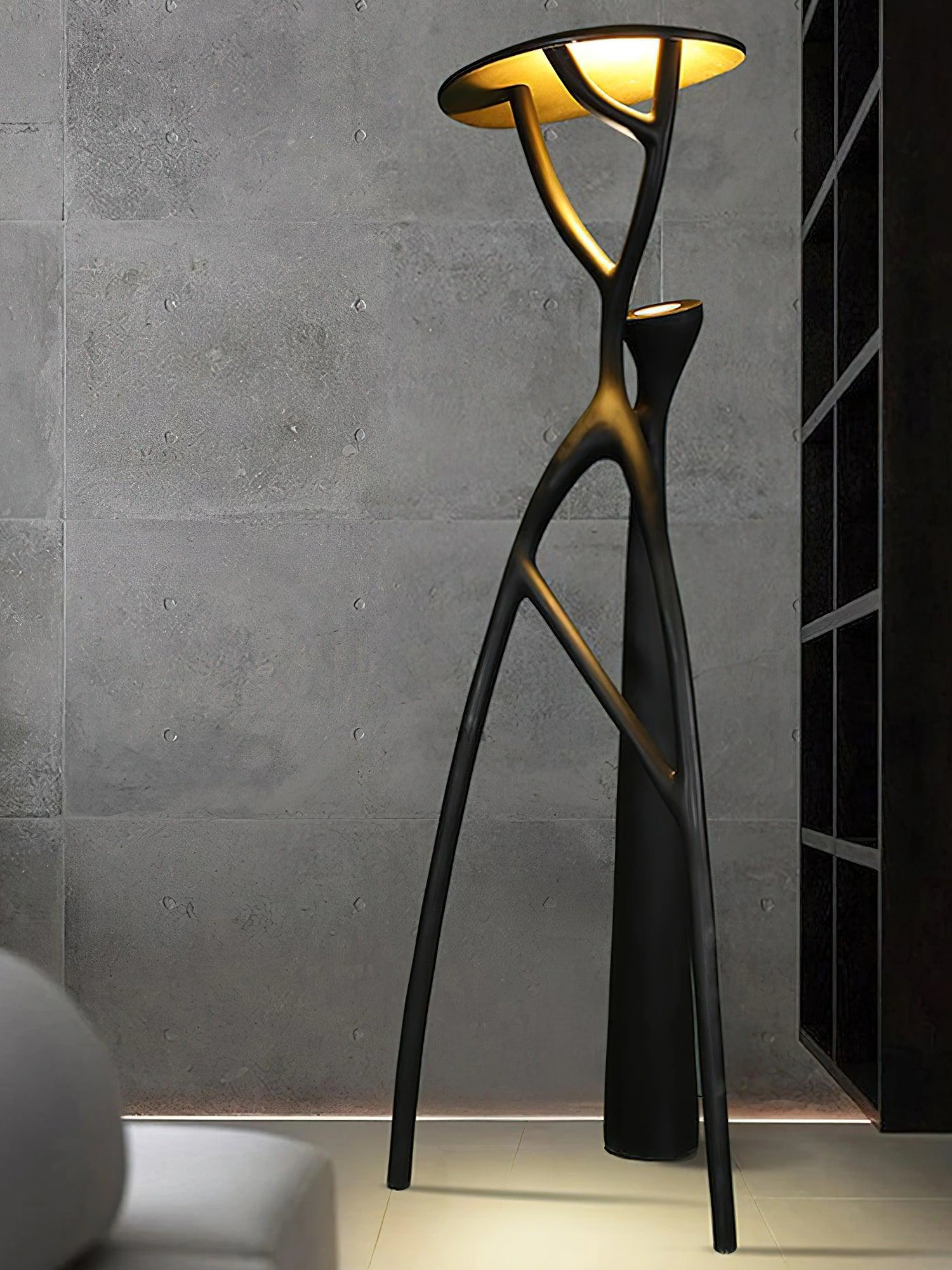Gothic Tree Sculpture Floor Lamp - Image 5