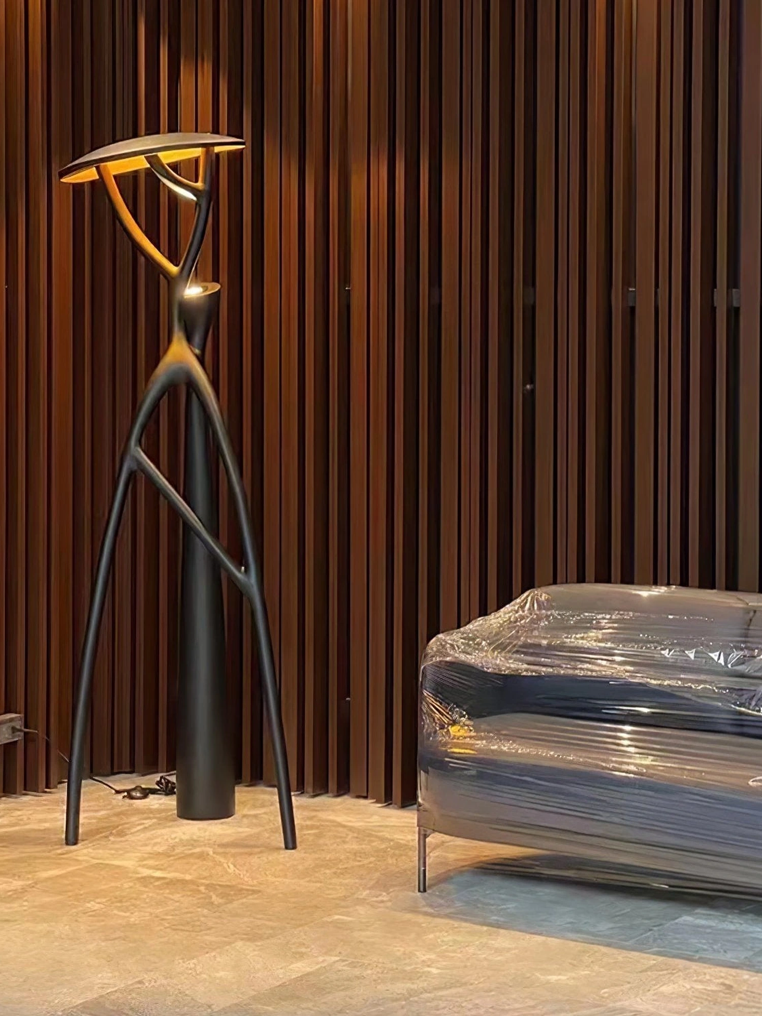 Gothic Tree Sculpture Floor Lamp - Image 7
