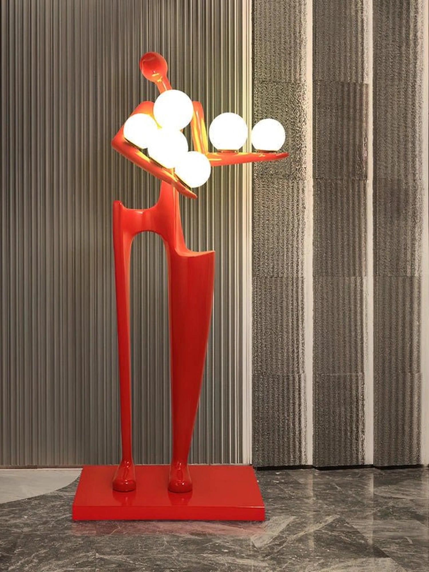 Guardian Sculpture Floor Lamp - Image 4