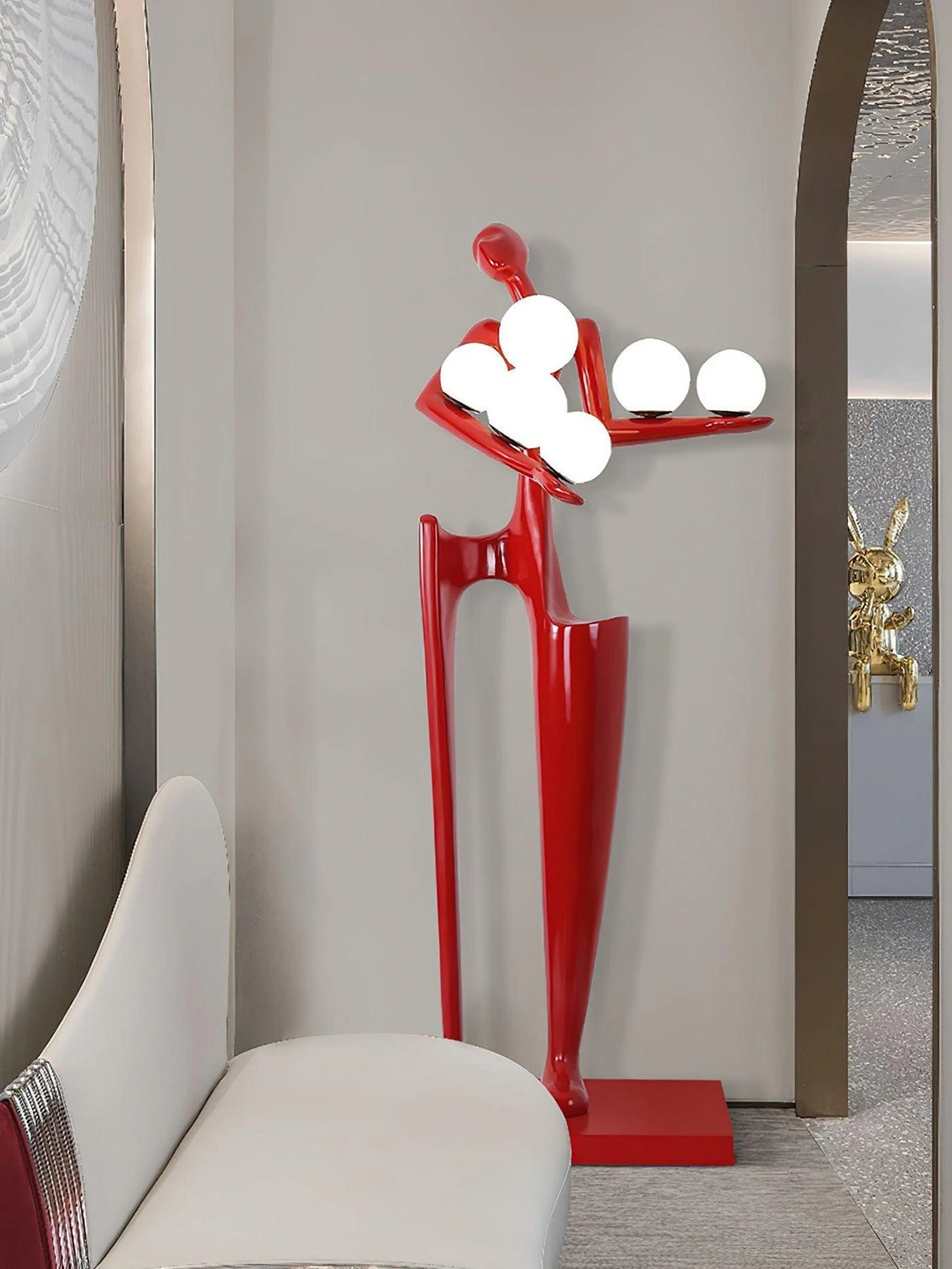 Guardian Sculpture Floor Lamp - Image 8