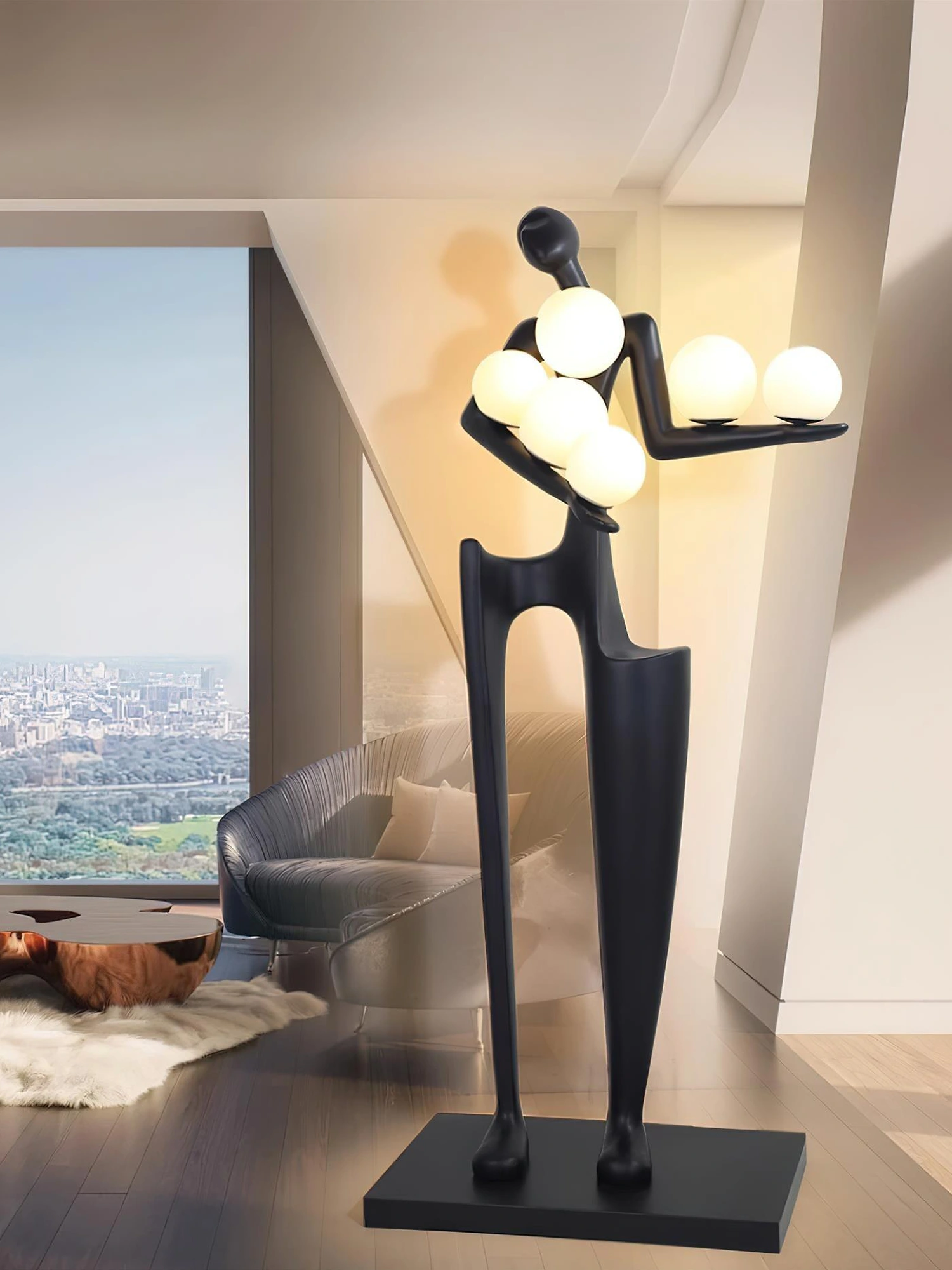 Guardian Sculpture Floor Lamp - Image 10
