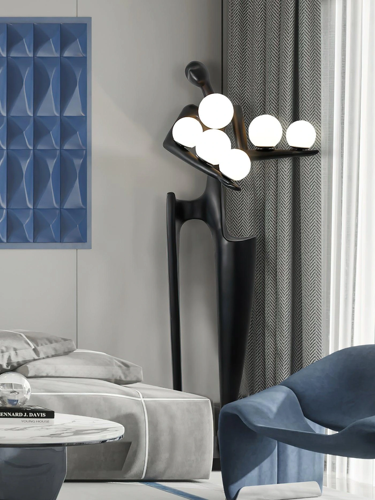 Guardian Sculpture Floor Lamp - Image 12