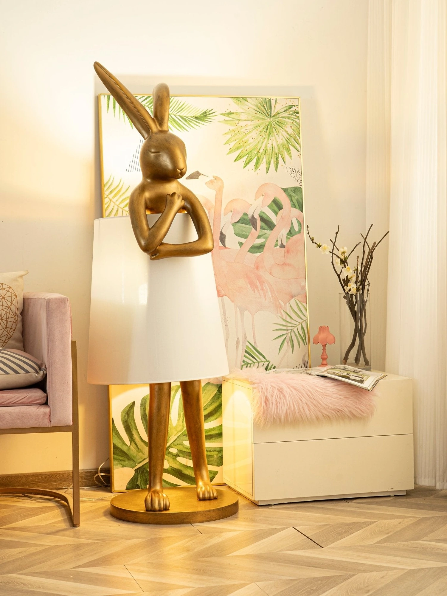 Hare Silhouette Table Lamp - Image 7