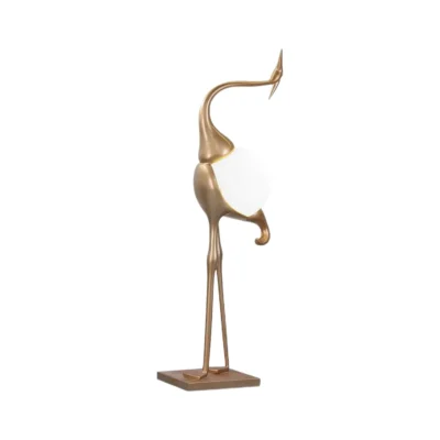 Heron Sculpture Floor Lamp