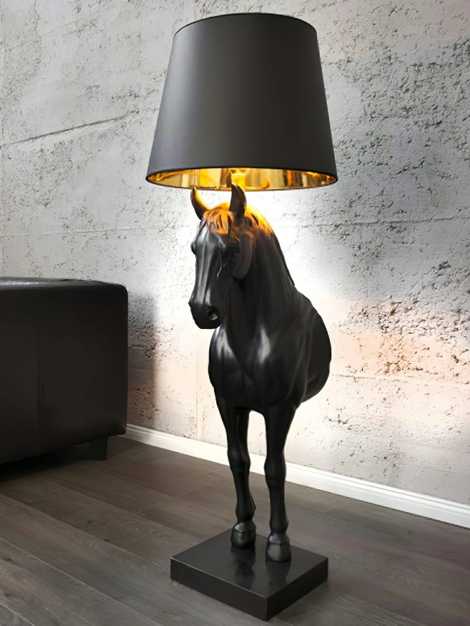 Horse Statue Floor Lamp - Image 3