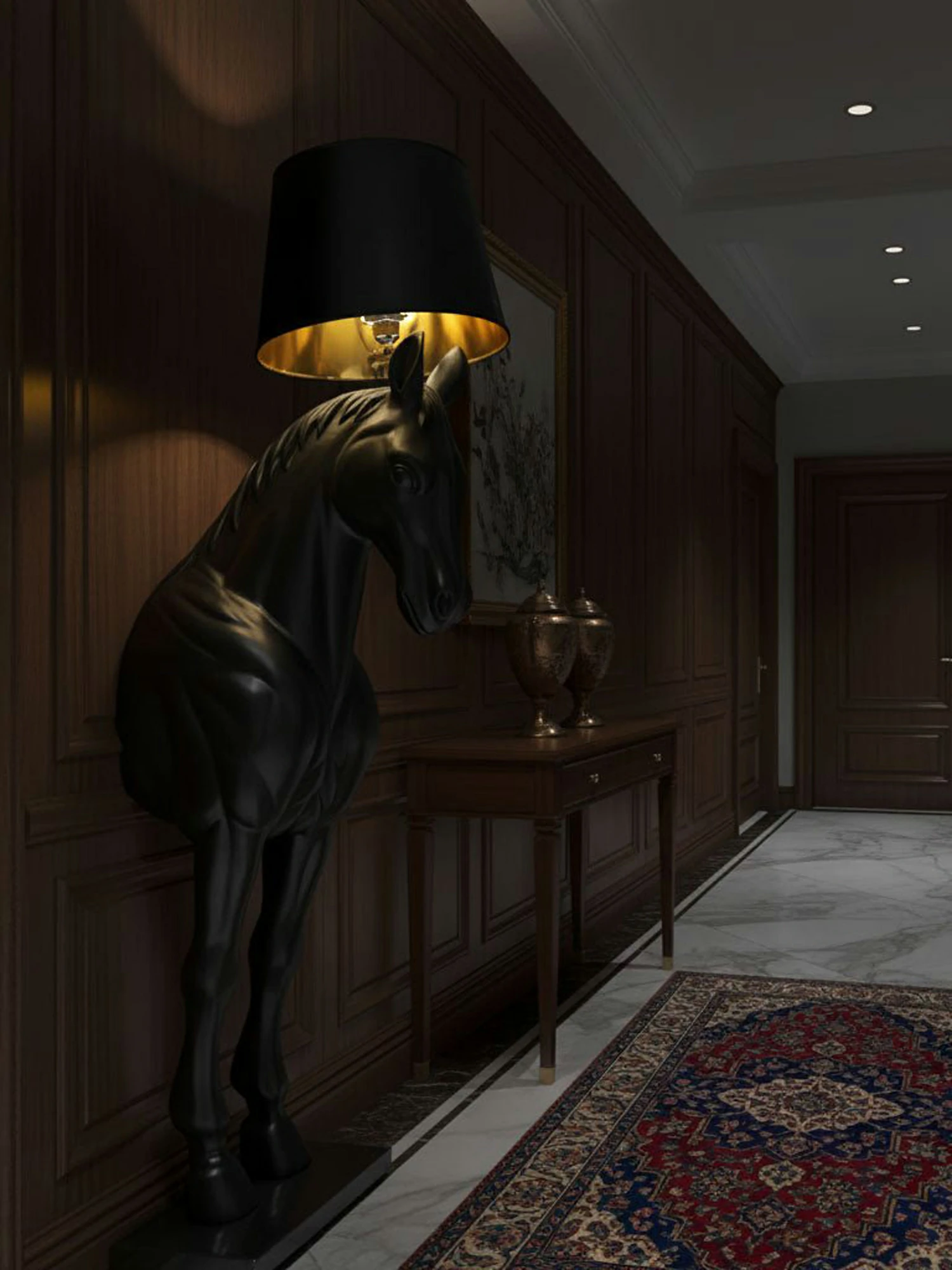 Horse Statue Floor Lamp - Image 6
