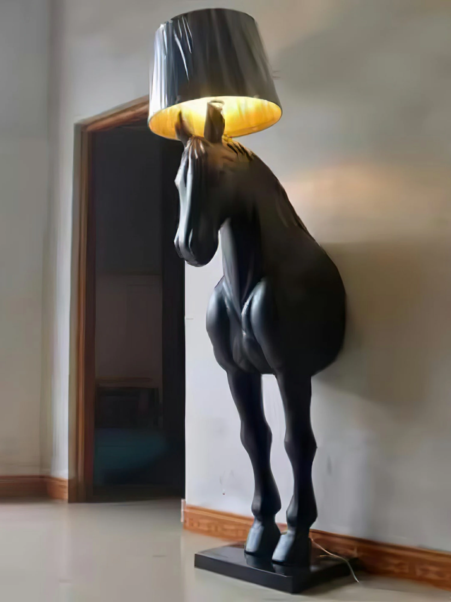 Horse Statue Floor Lamp - Image 8