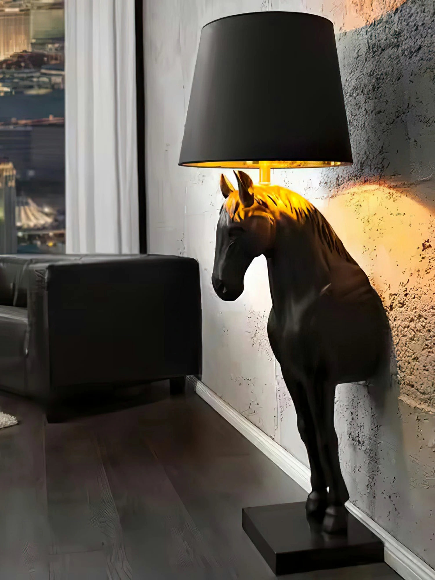Horse Statue Floor Lamp - Image 9