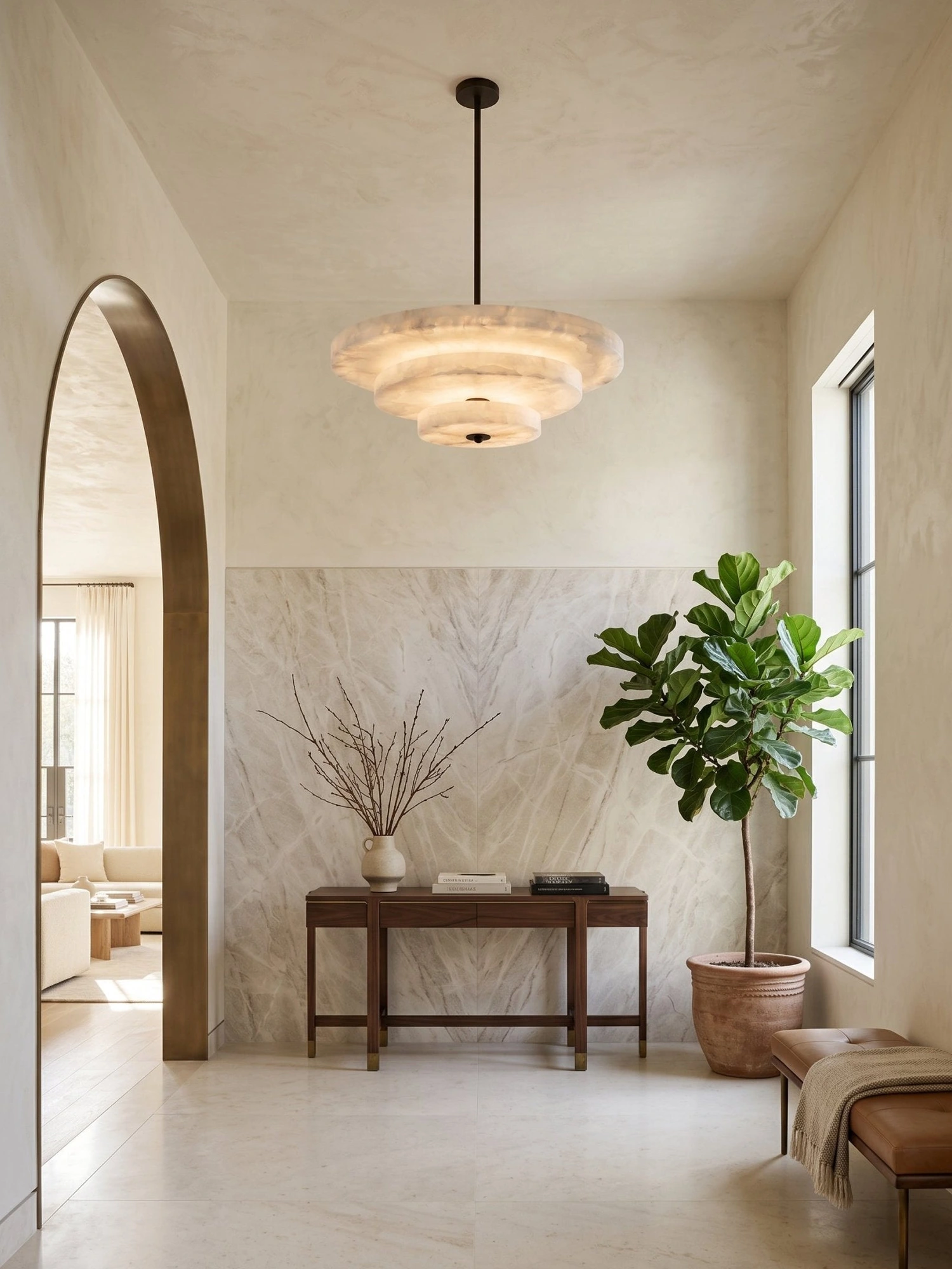 Ice Queen Alabaster Chandelier - Image 6