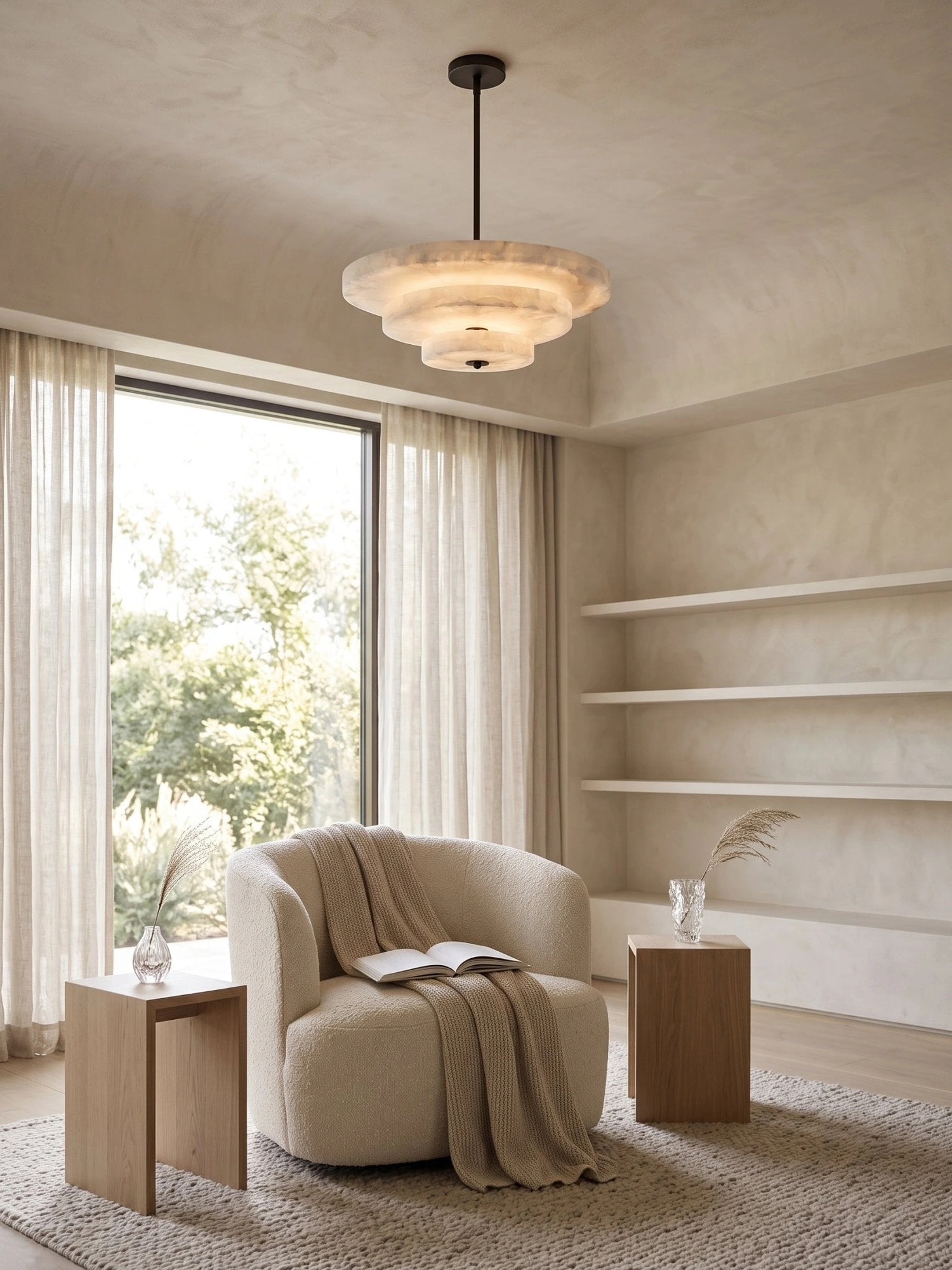Ice Queen Alabaster Chandelier - Image 8