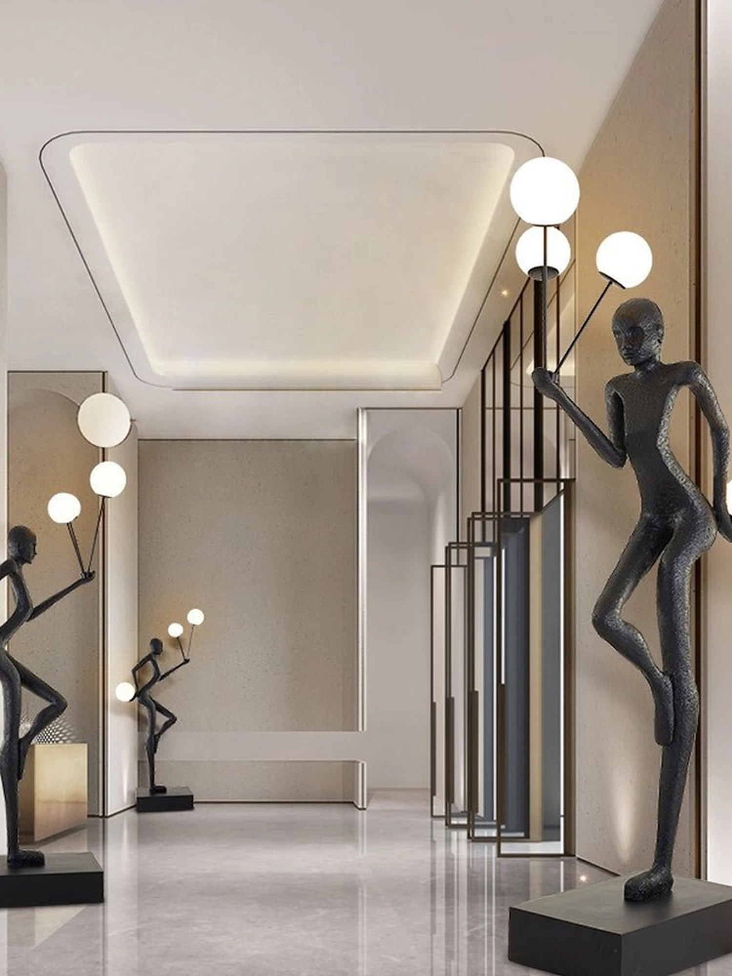 Juggling Sculptor Floor Lamp - Image 3