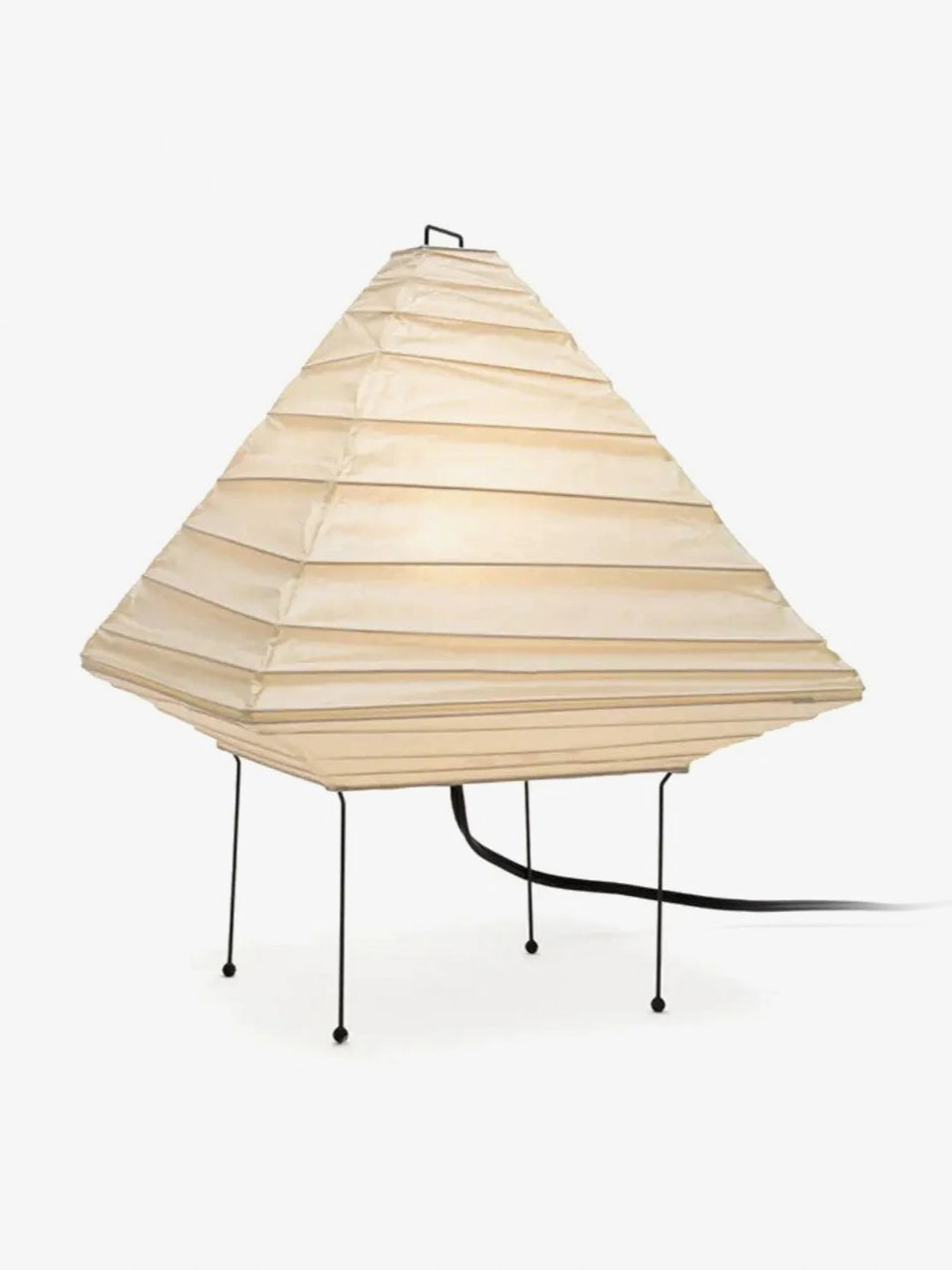Kiyoshi Rice Paper Pyramid Table Lamp - Image 16