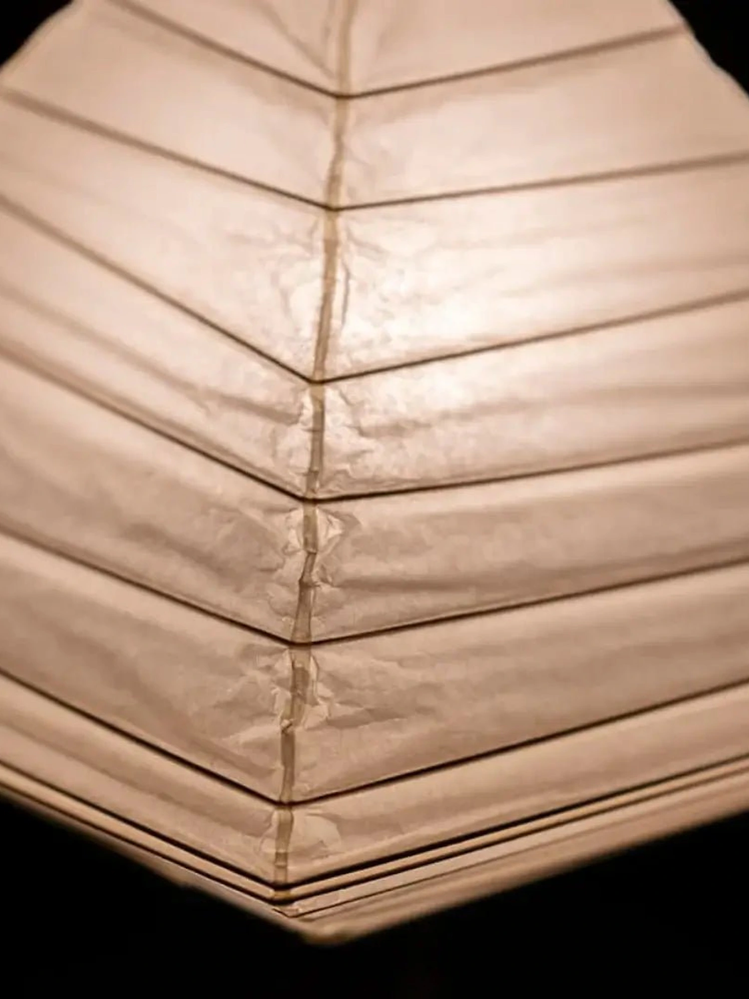 Kiyoshi Rice Paper Pyramid Table Lamp - Image 14
