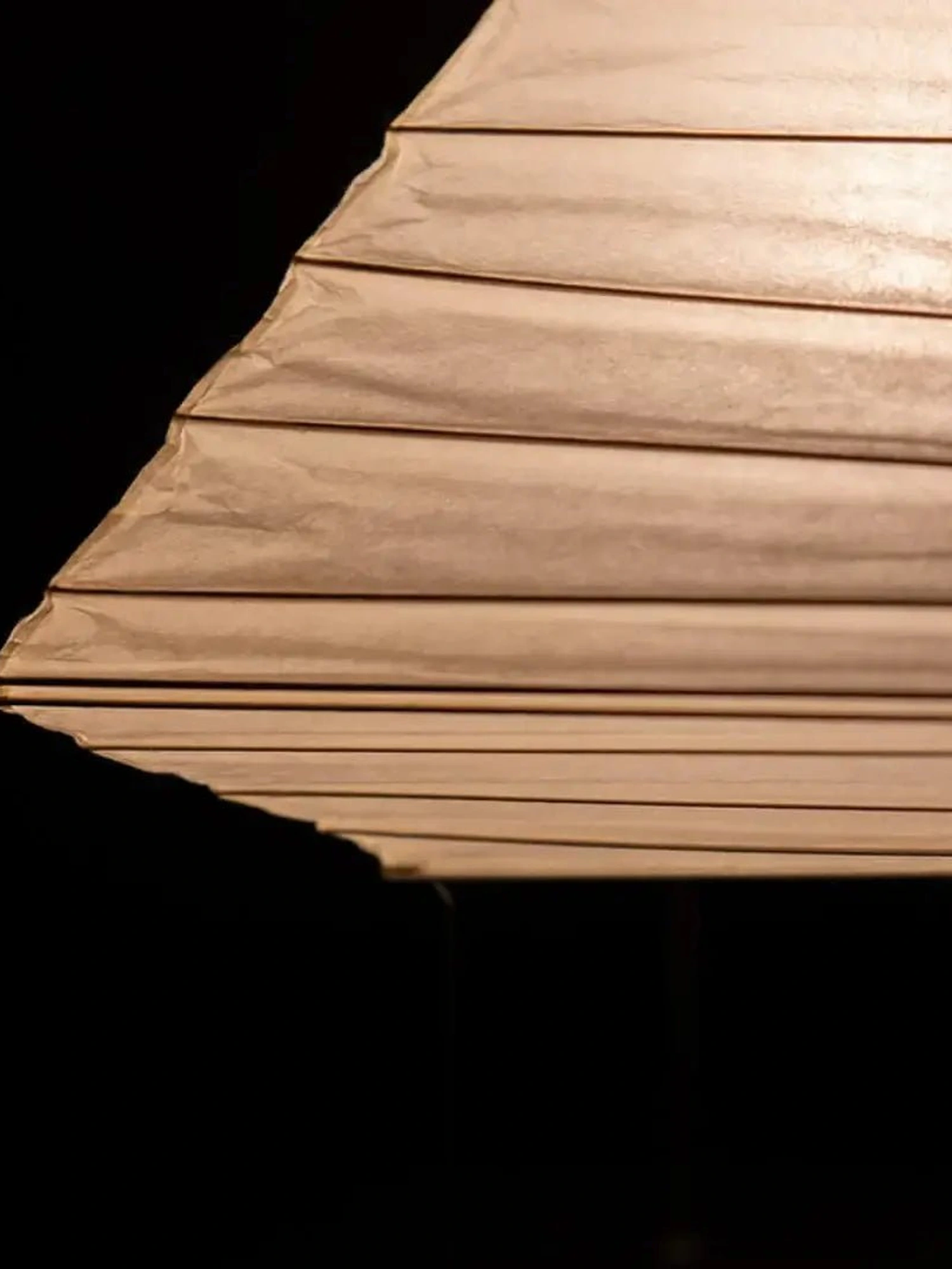 Kiyoshi Rice Paper Pyramid Table Lamp - Image 15
