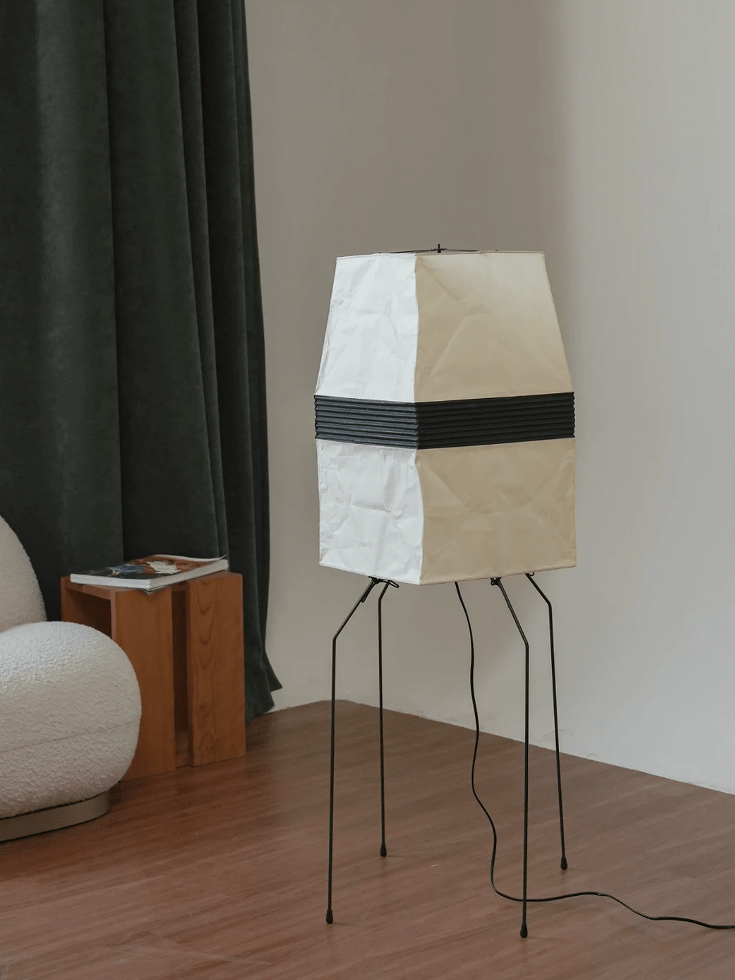 Kumo Paper Shade Table & Floor Lamp - Image 8