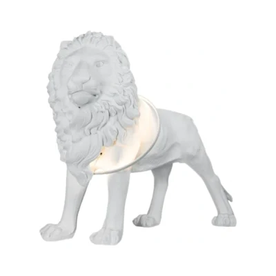 Leo Lion Sculpture Floor Lamp