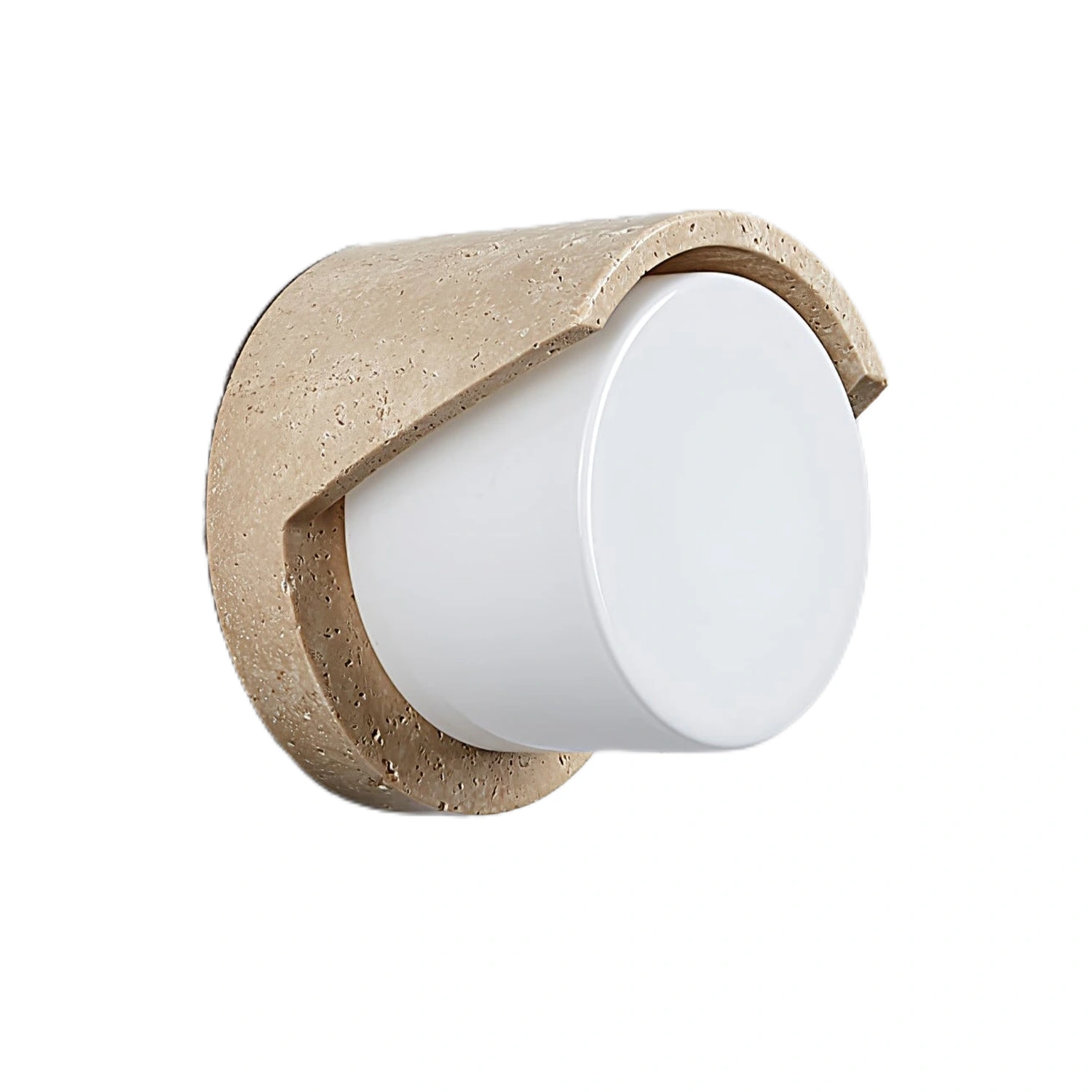 Linus Travertine Wall Sconce