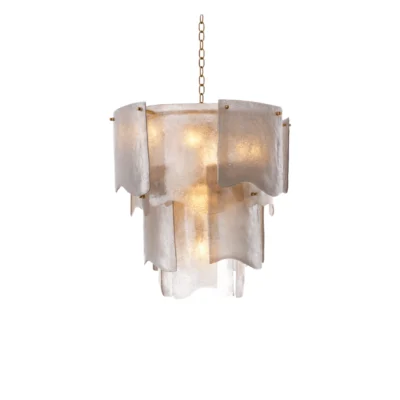 Liora Melted Glass Chandelier