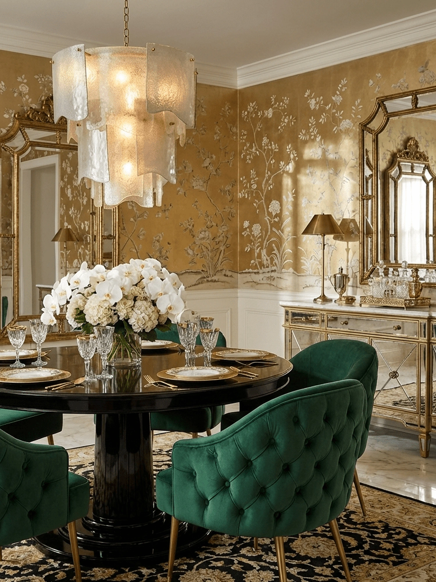 Liora Melted Glass Chandelier - Image 5