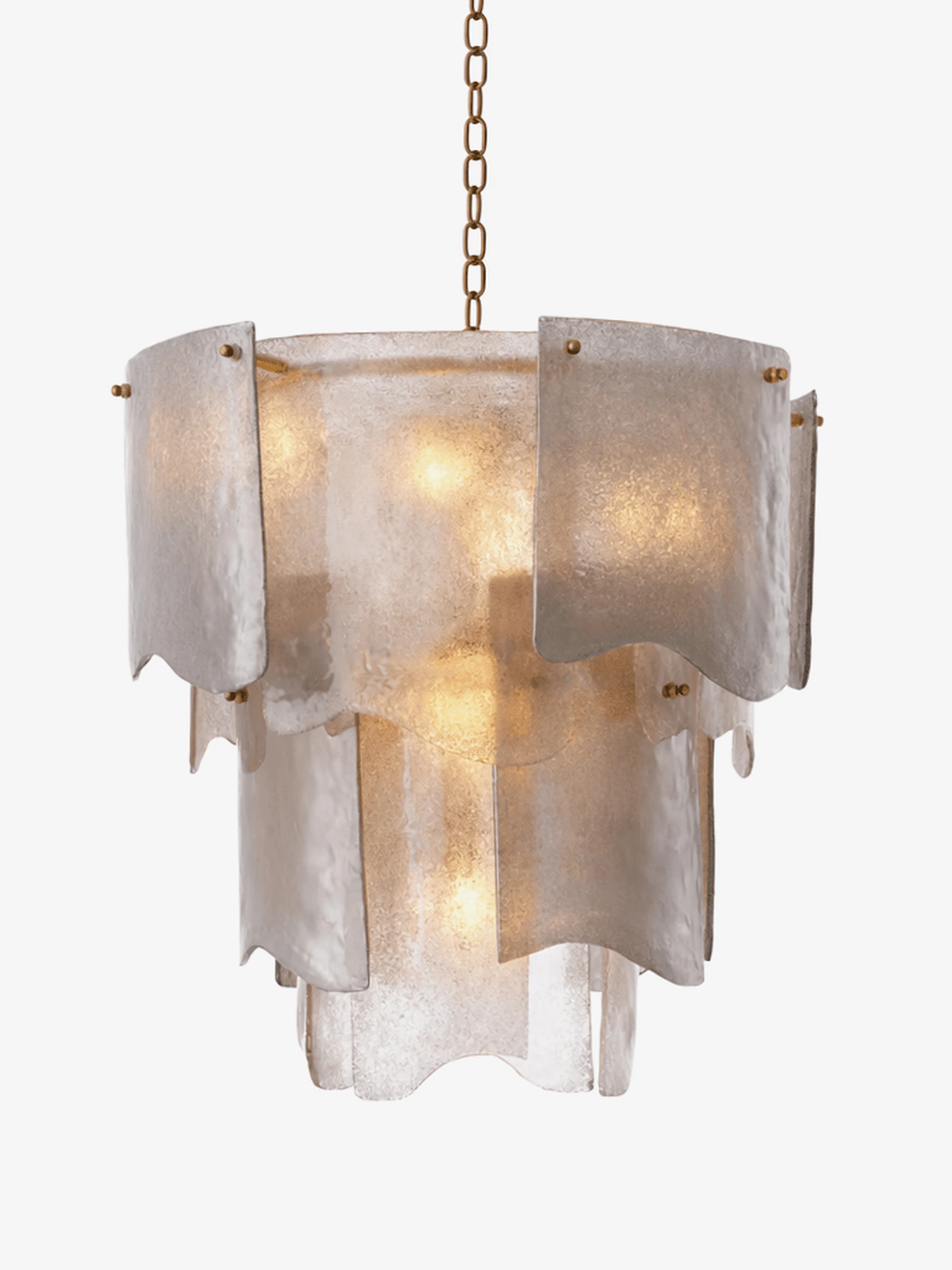Liora Melted Glass Chandelier - Image 8