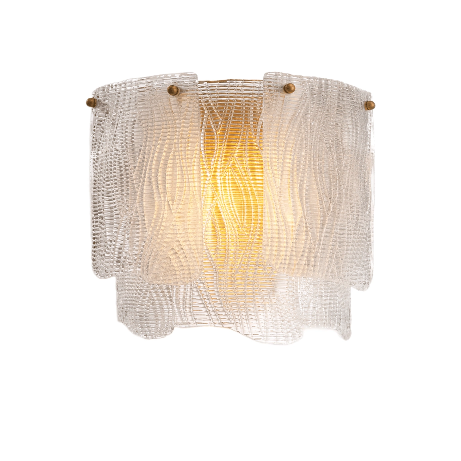 Liora Melted Glass Wall Sconce
